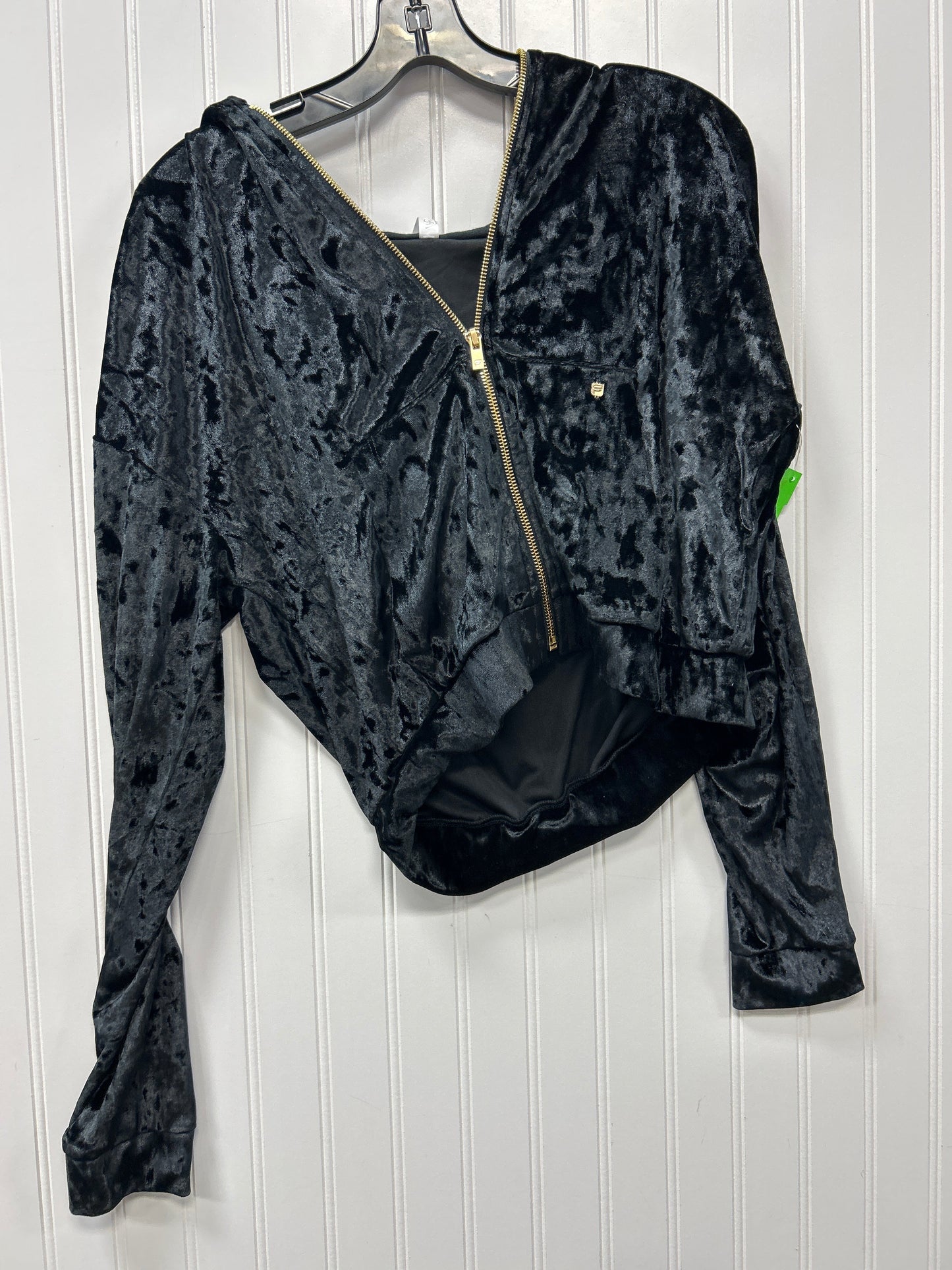 Athletic Sweatshirt Hoodie By Fabletics In Black, Size:S