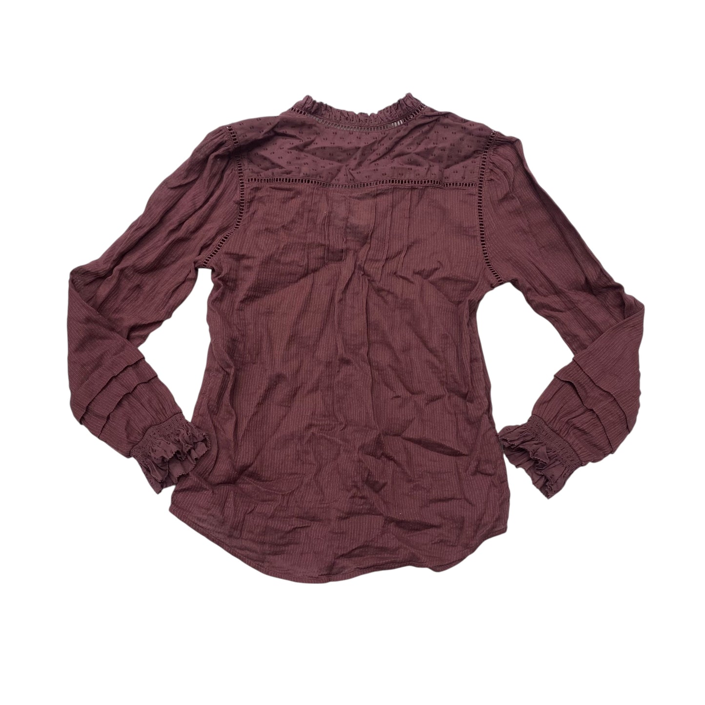 Top Ls By Faherty In Purple, Size:Xs