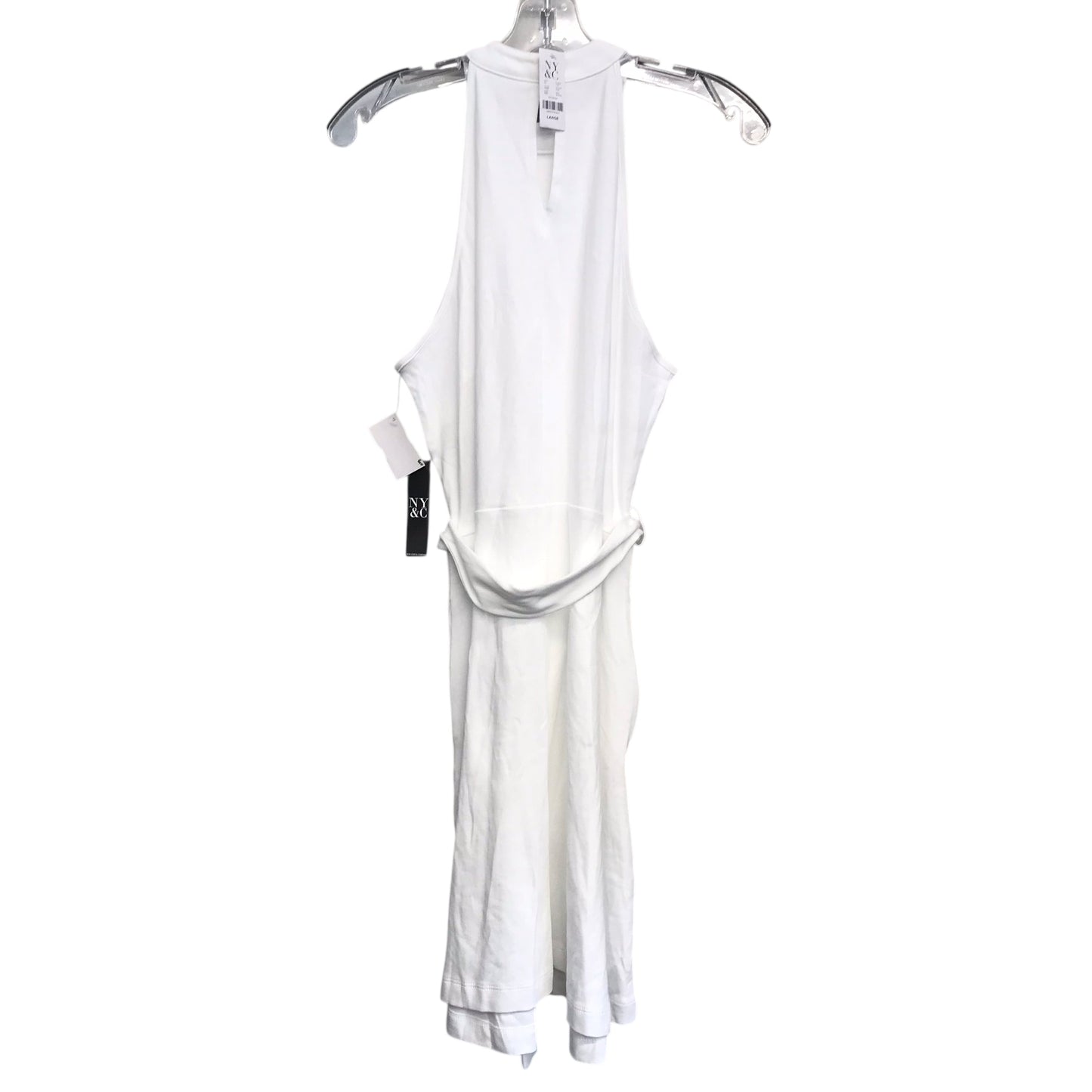 Dress Casual Short By New York And Co In White, Size:L