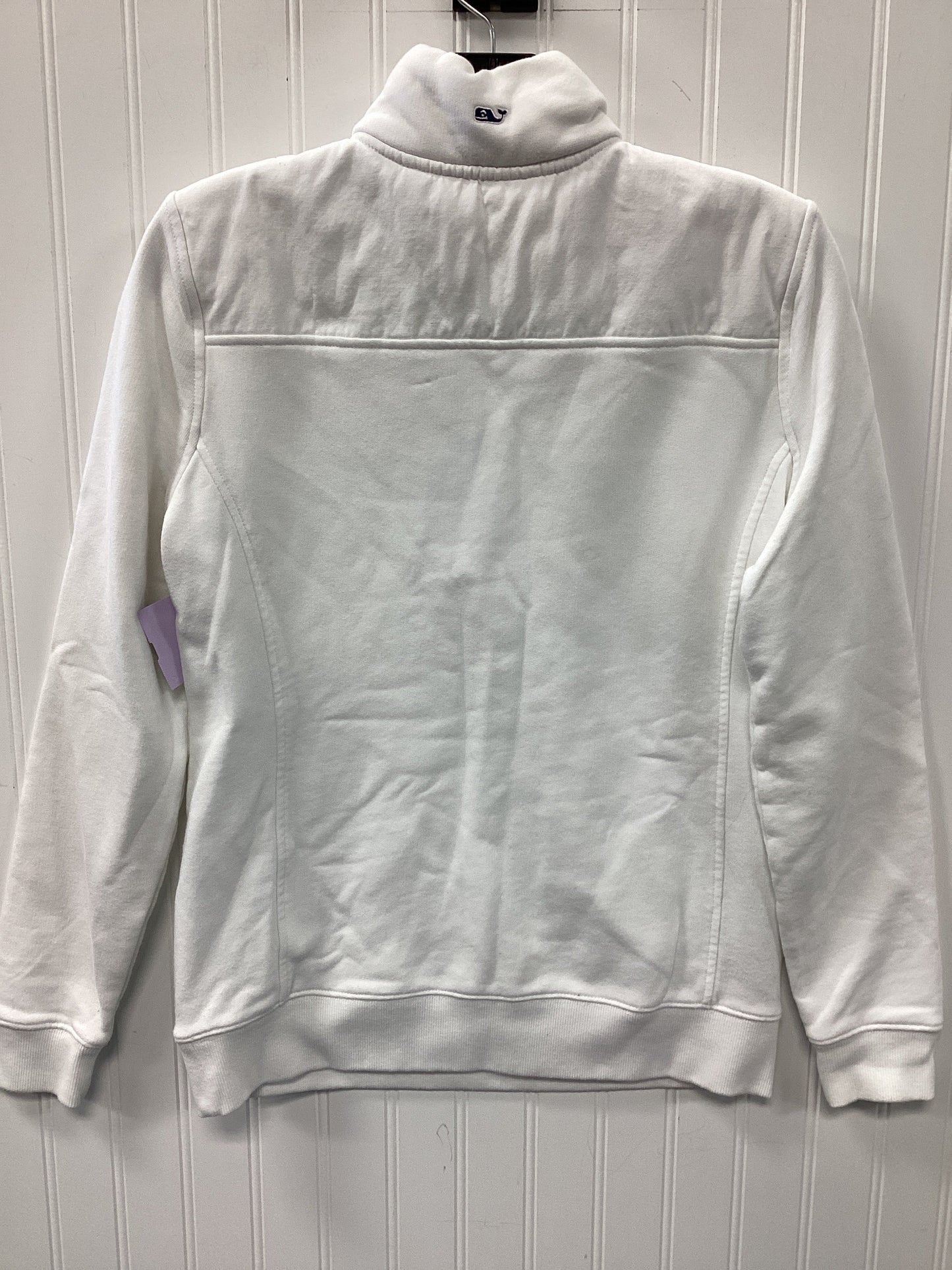 Sweatshirt Collar By Vineyard Vines In White, Size:S