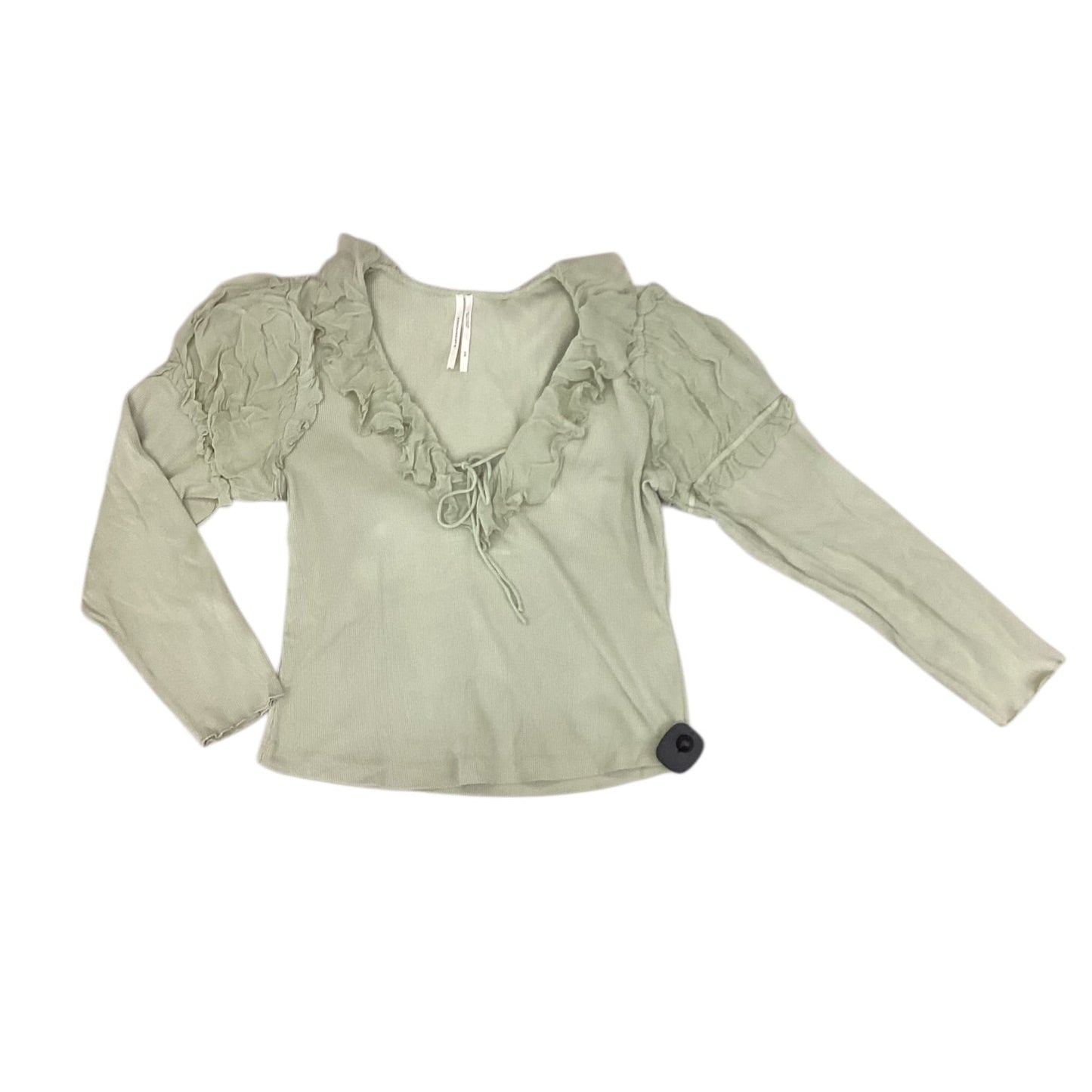 Top Ls By Anthropologie In Green, Size:Xlp