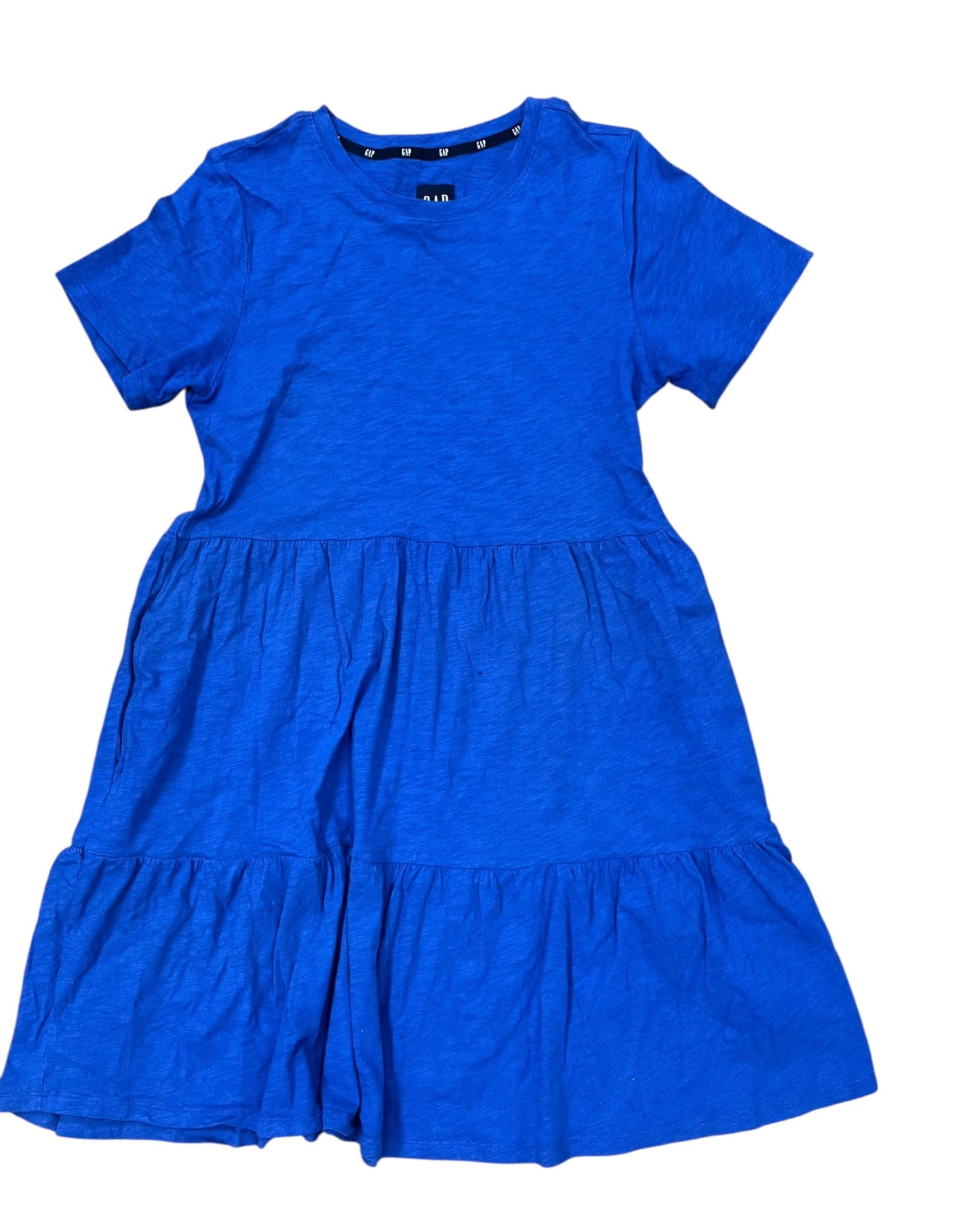 Dress Casual Midi By Gap In Blue, Size:M