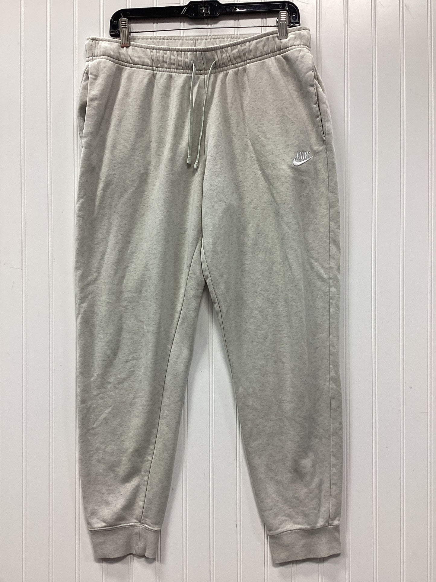 Athletic Pants By Nike Apparel In Grey, Size:L