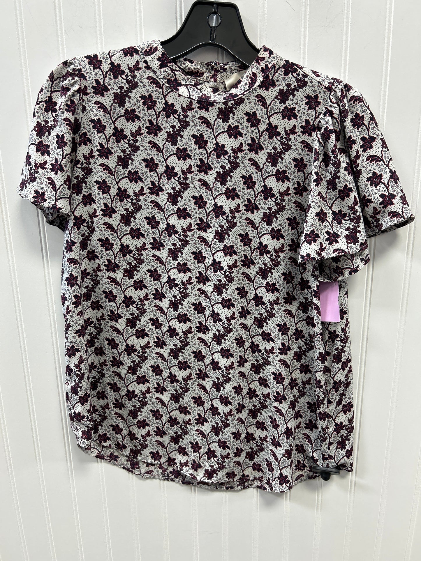 Top Sleeveless By Loft In Floral Print, Size:Sp