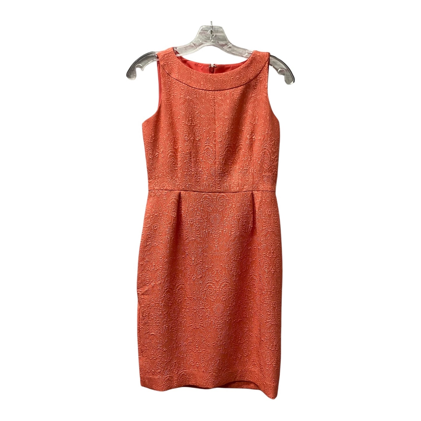 Dress Casual Short By Ann Taylor In Coral, Size:Xsp