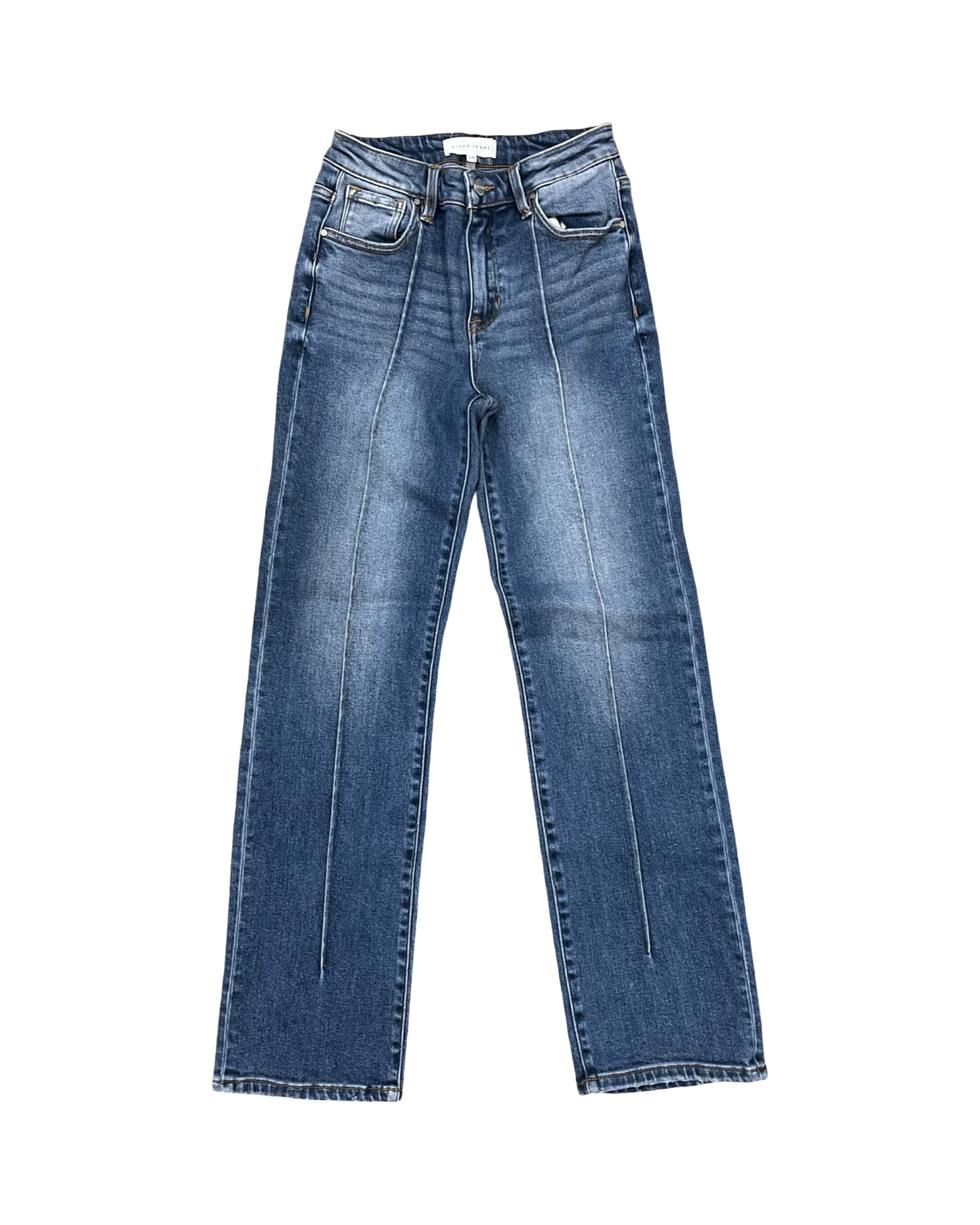 Jeans Straight By Risen In Blue Denim, Size:2