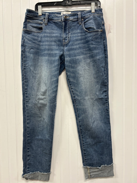 Jeans Skinny By Carve Designs In Blue Denim, Size:8