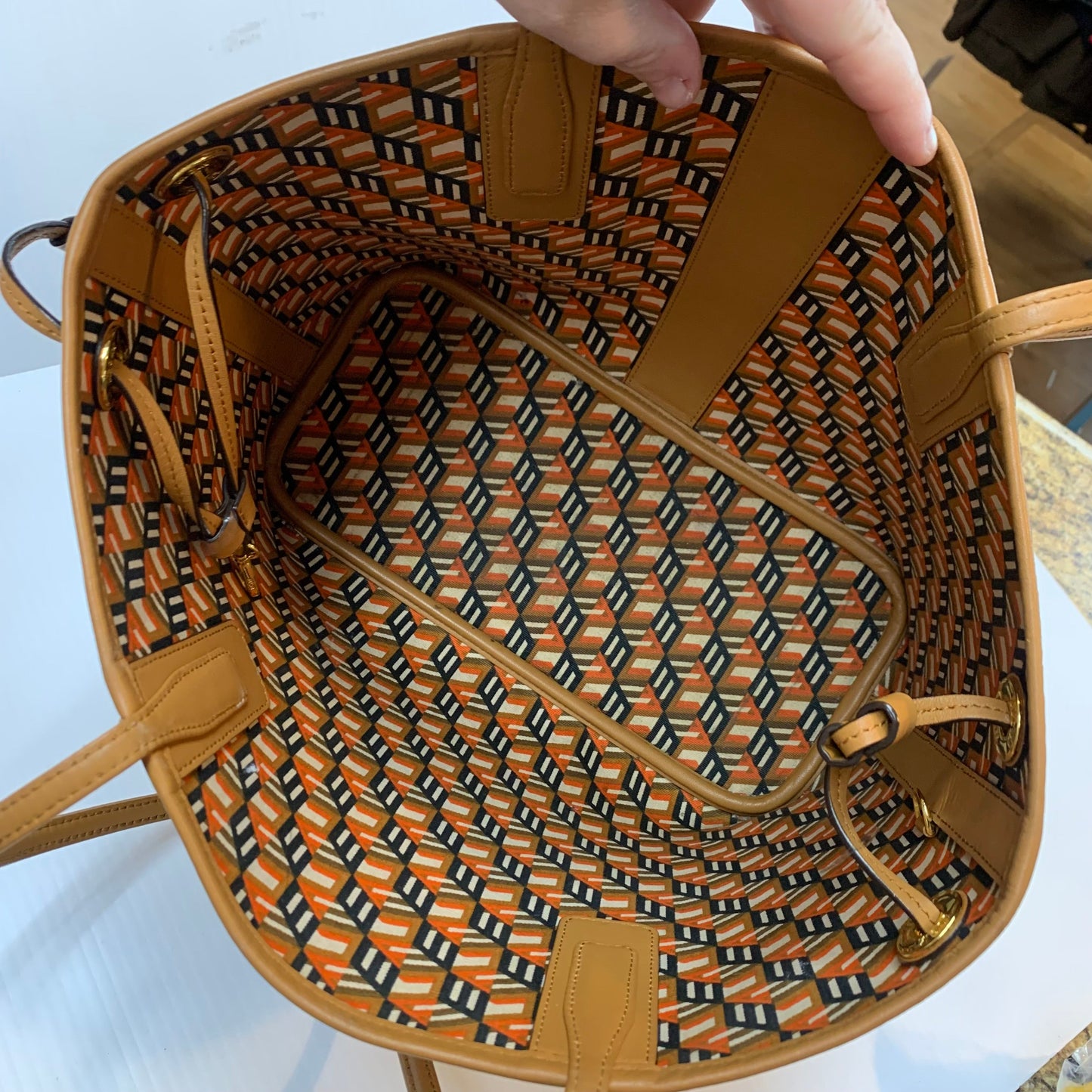 Tote Luxury Designer By Mcm, Size: Medium