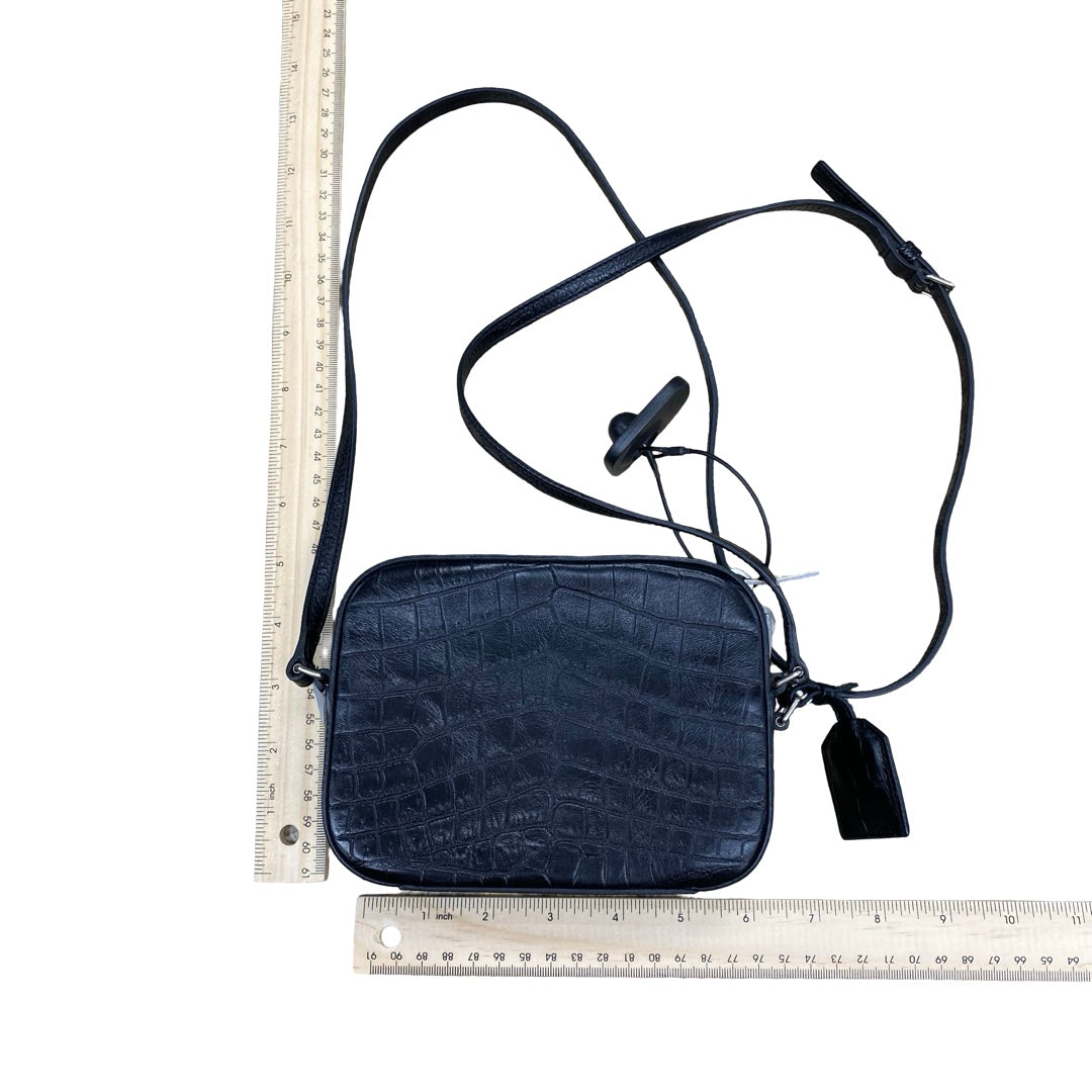 Handbag Luxury Designer By Yves Saint Laurent In Black, Size:Small  (6Lx 4.5H x 2W)
