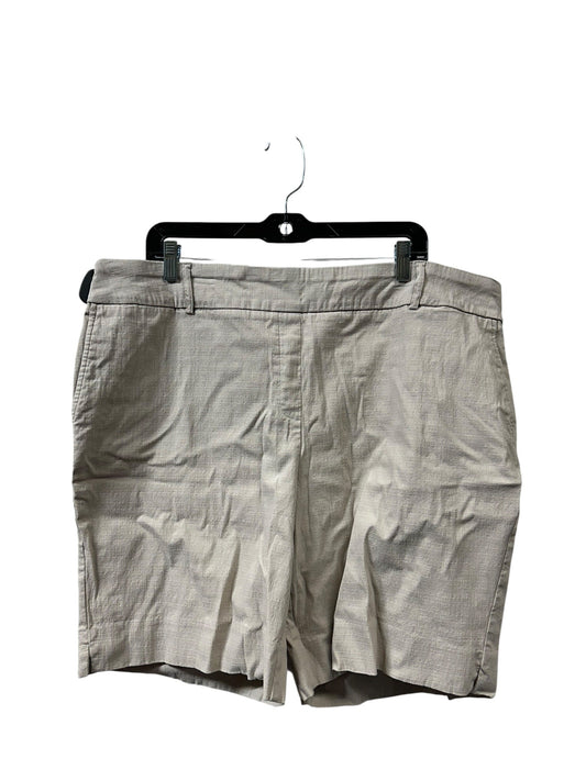 Shorts By Hilary Radley In Tan, Size:2X