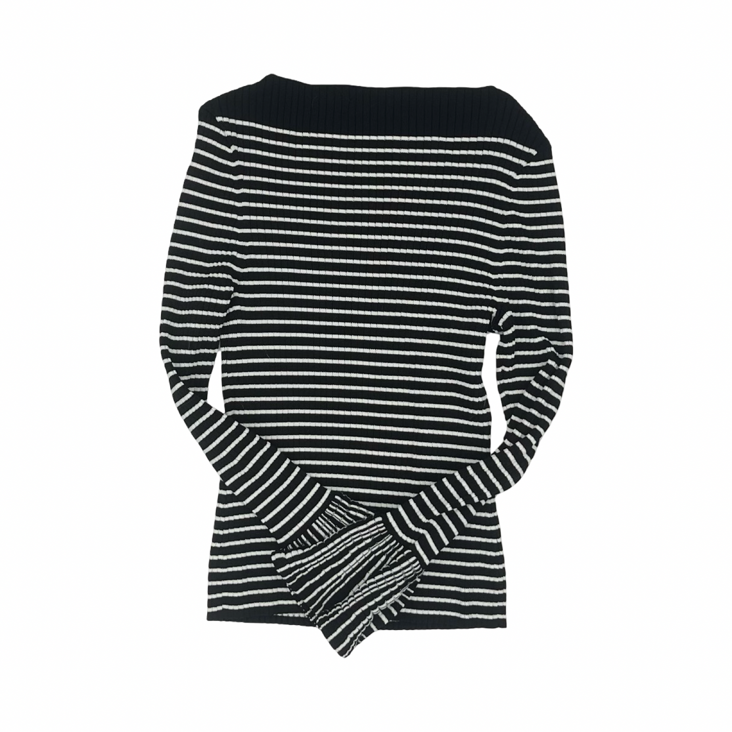 Blouse Ls By White House Black Market In Black & White, Size:Xl