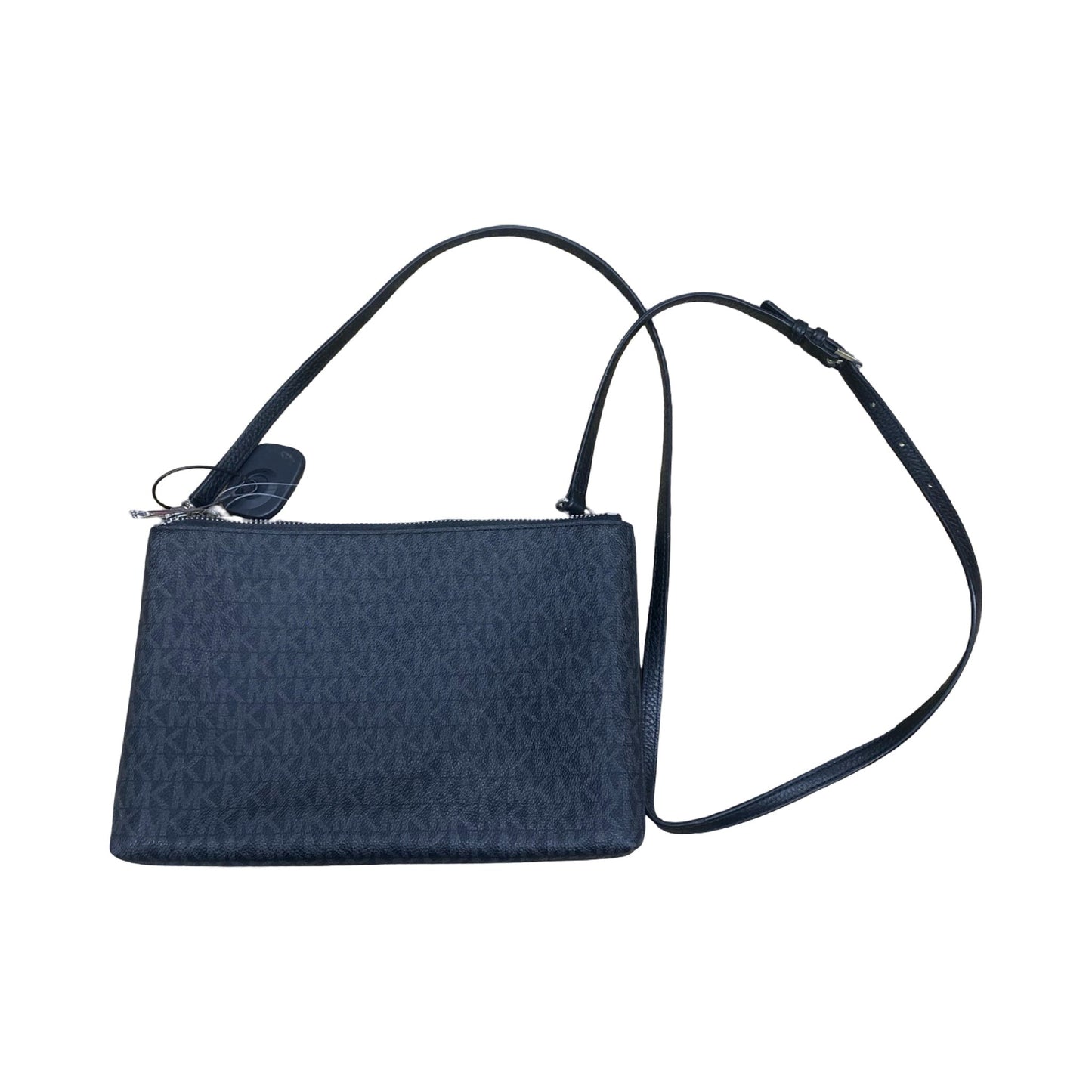 Handbag Designer By Michael Kors In Black & Grey, Size:Small