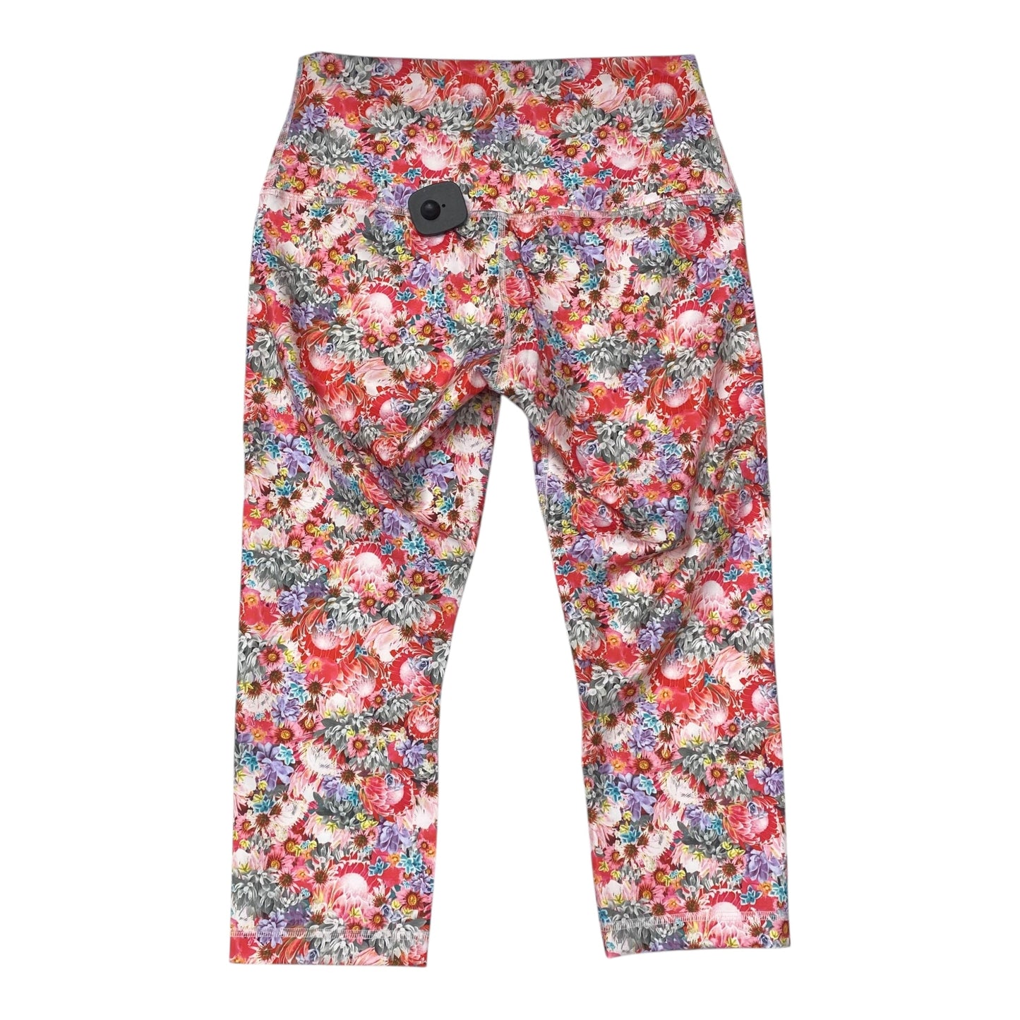 Athletic Capris By Lululemon In Floral Print, Size:10
