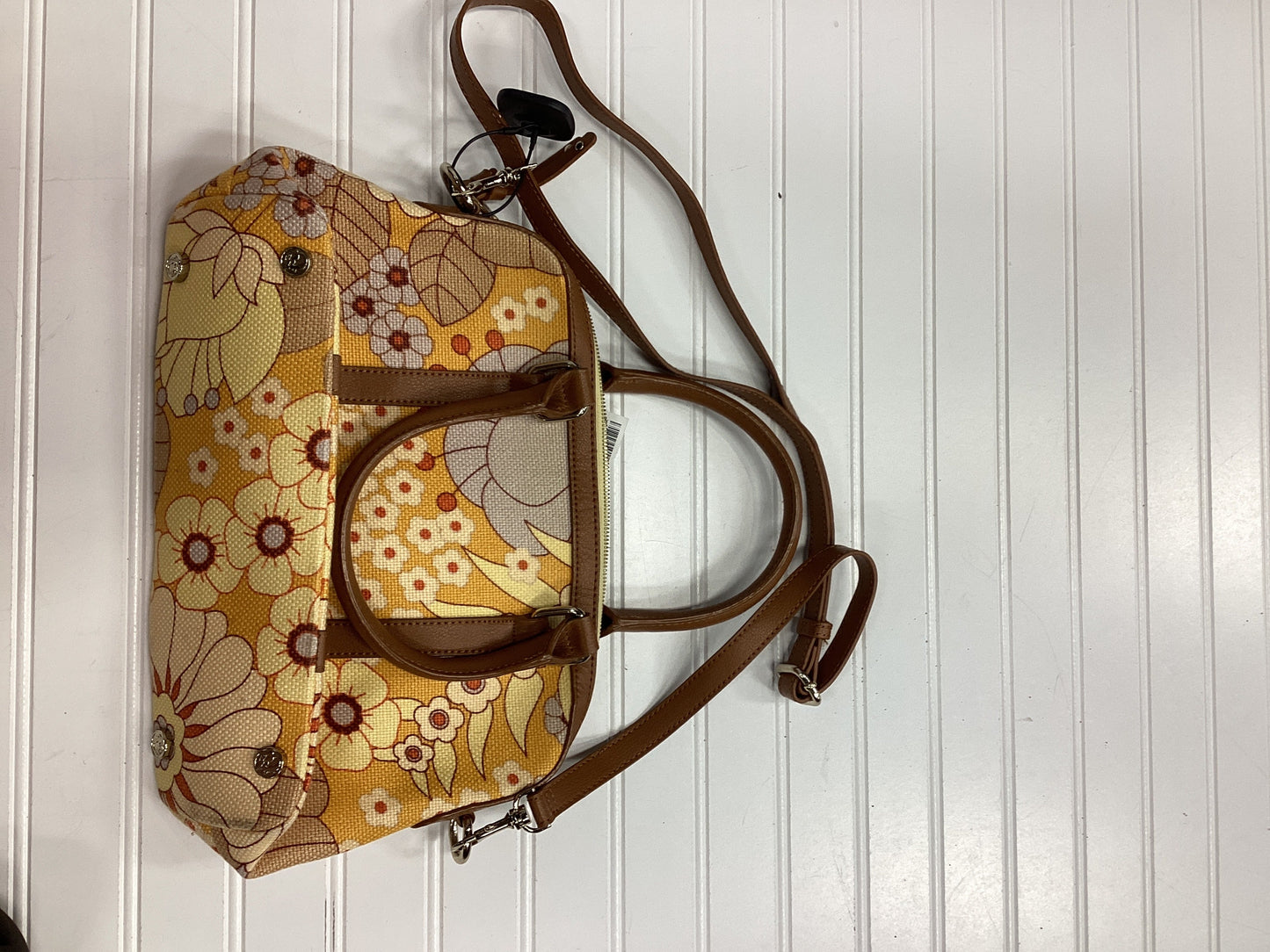 Handbag By Spartina In Floral Print, Size:Large