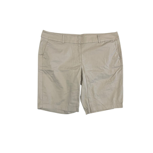 Shorts By Ann Taylor In Tan, Size:14