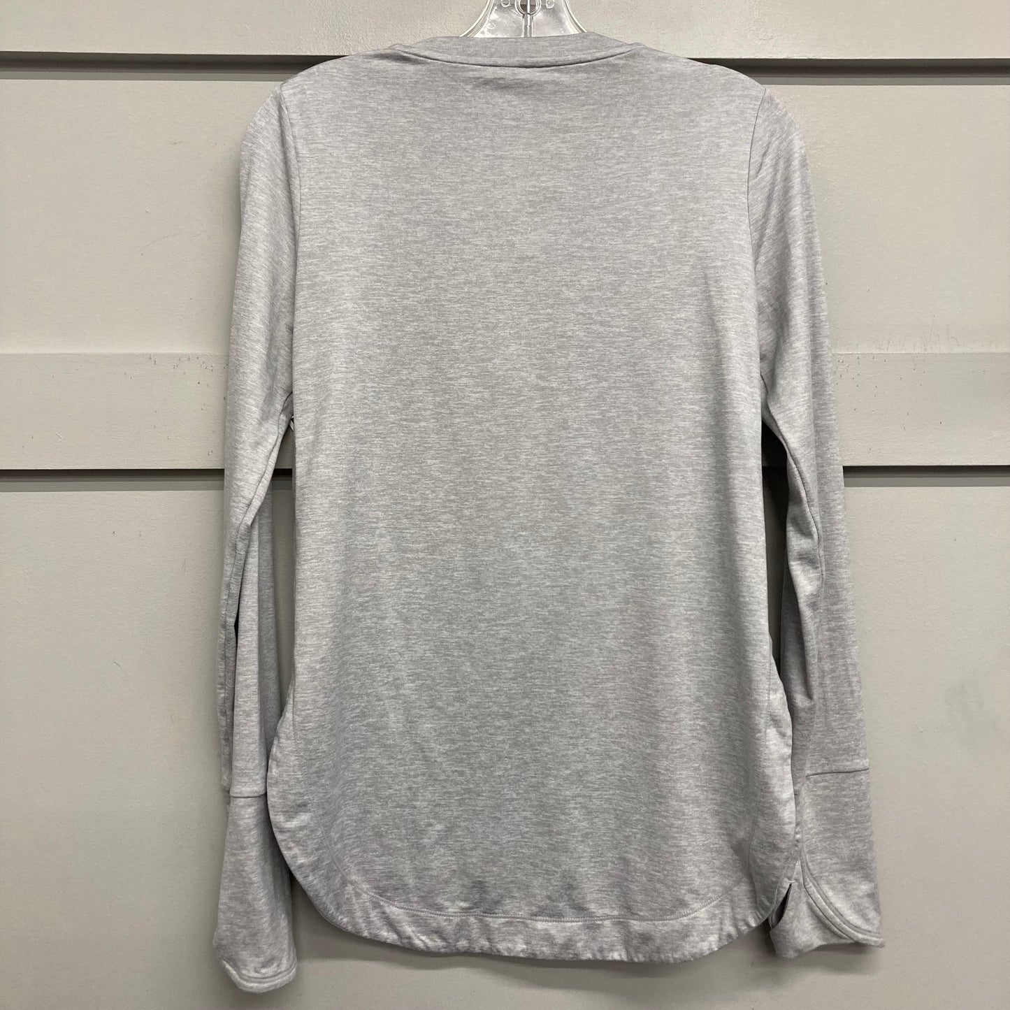 Athletic Top Ls Crewneck By Athleta In Grey, Size:Xs