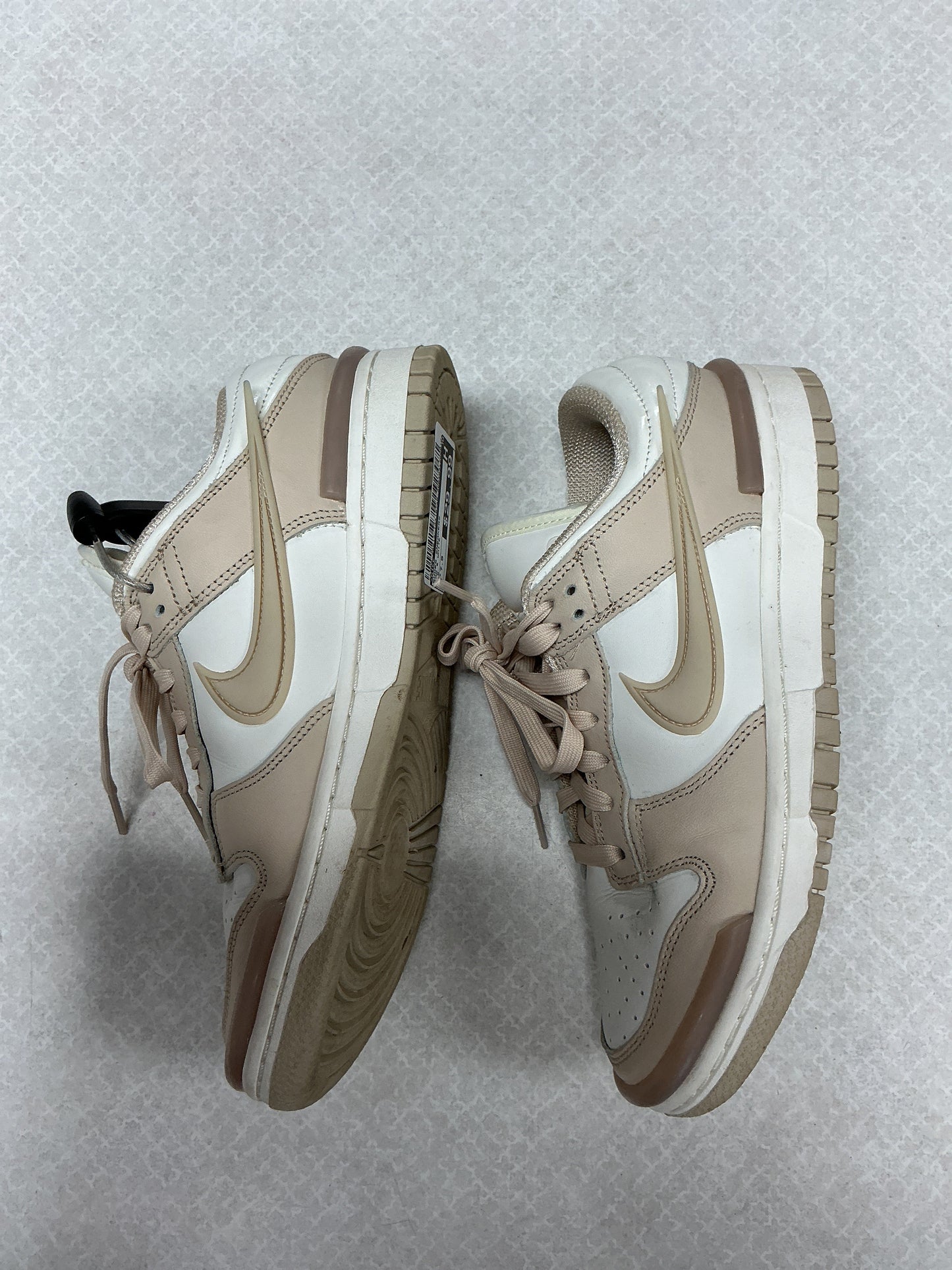 Shoes Sneakers By Nike In Tan & White, Size:7.5