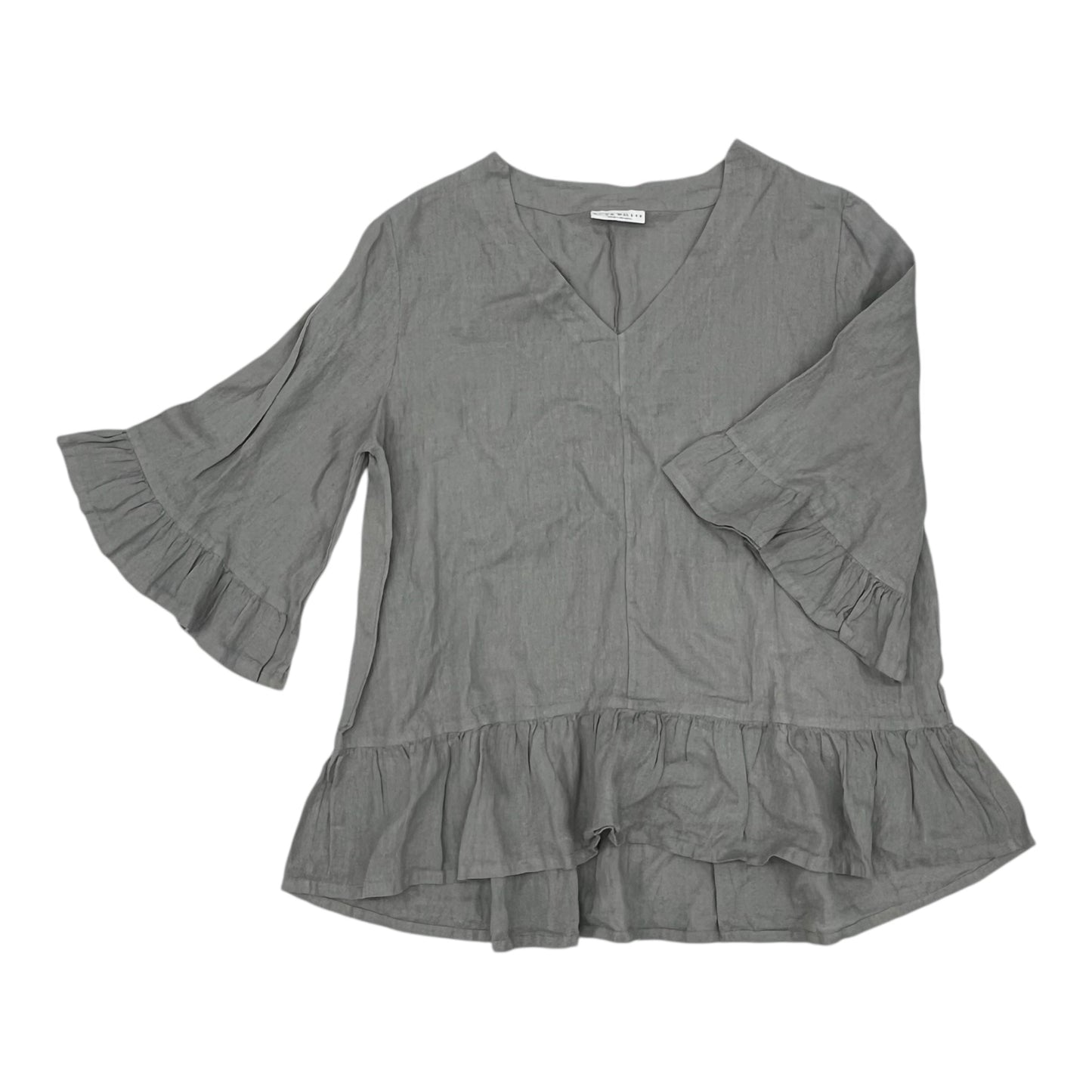 Tunic 3/4 Sleeve By Bryn Walker In Grey, Size:L
