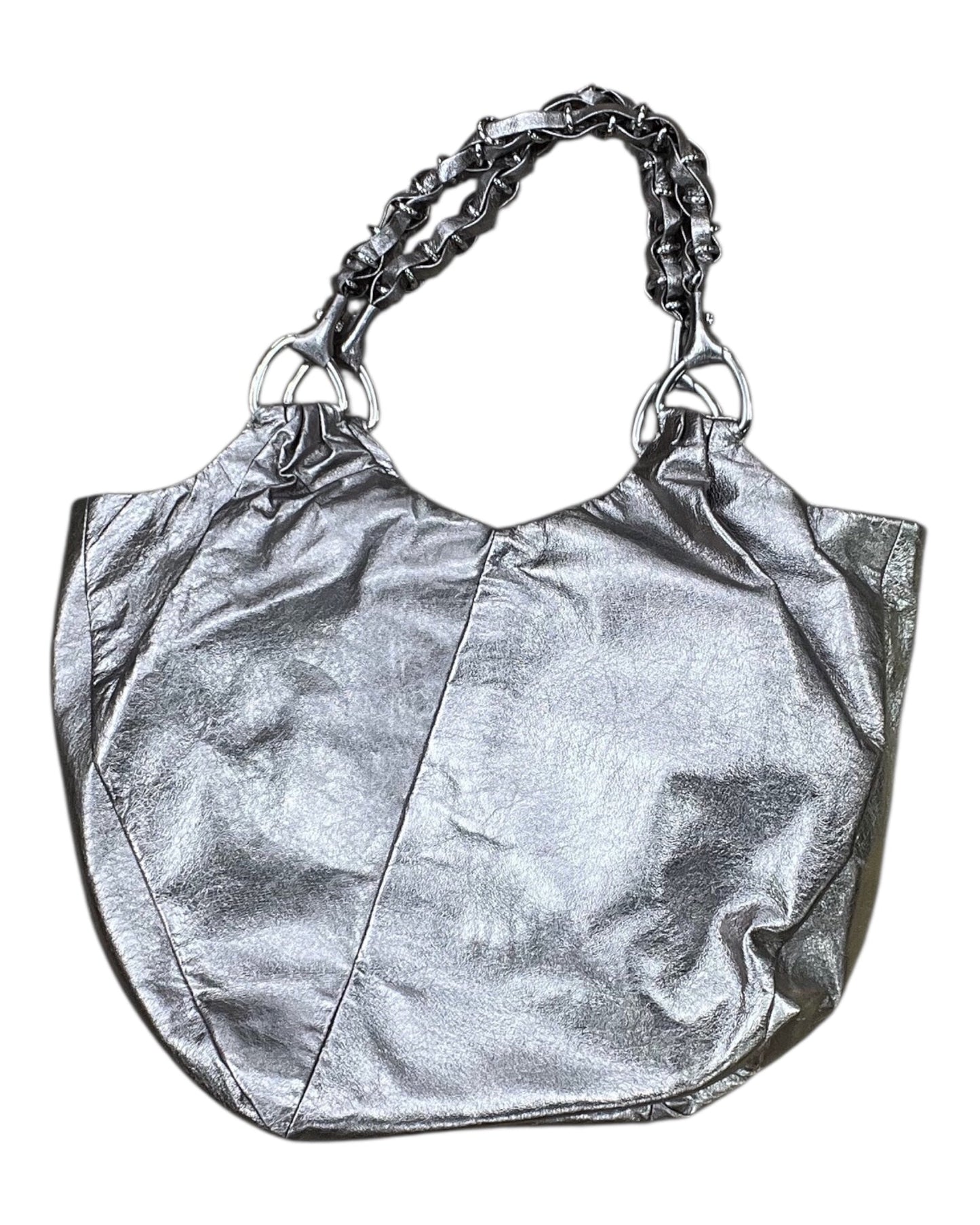 Handbag By Elliot Lucca In Gold, Size:Large