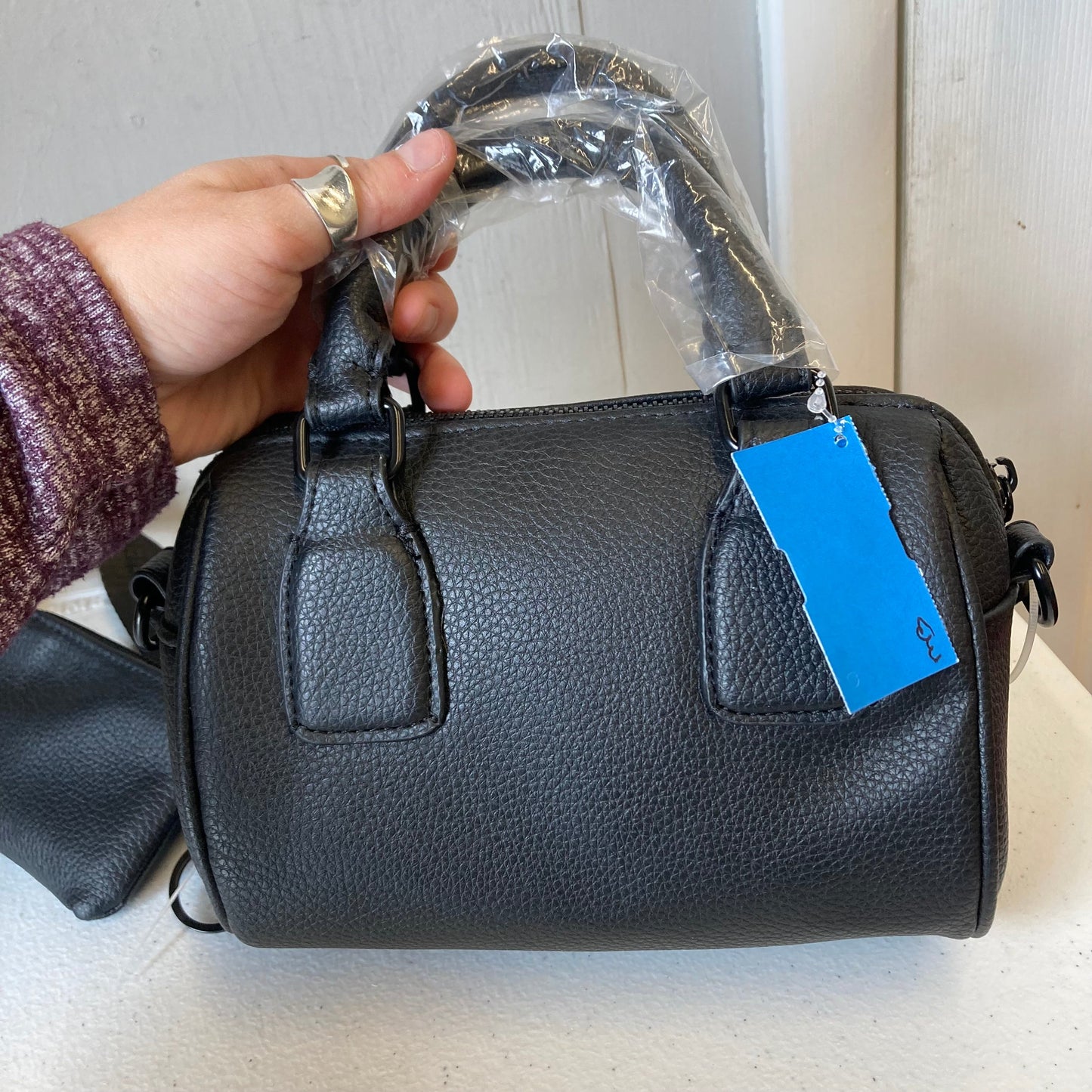 Handbag By Steve Madden In Black, Size:Small