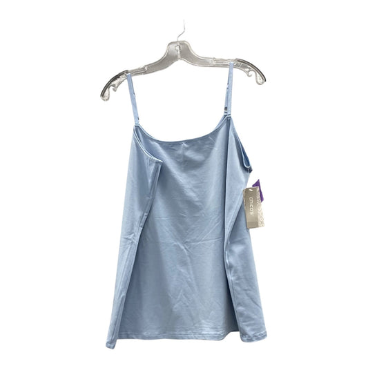 Top Sleeveless By Chicos In Blue, Size:Xl