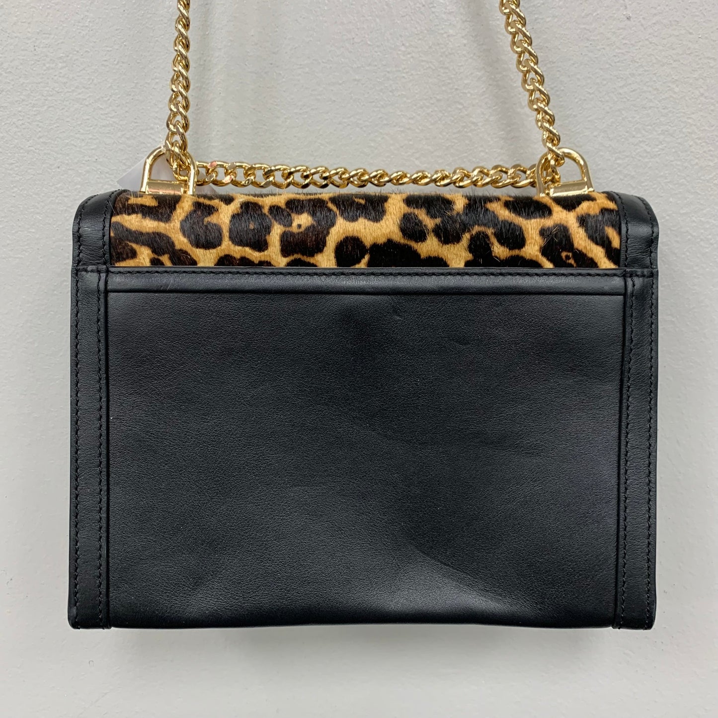 Crossbody Designer By Michael Kors In Leopard Print, Size:Small