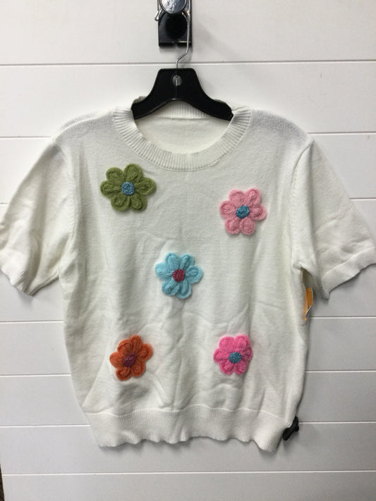 Sweater Ss By Cmc In White, Size:Xl