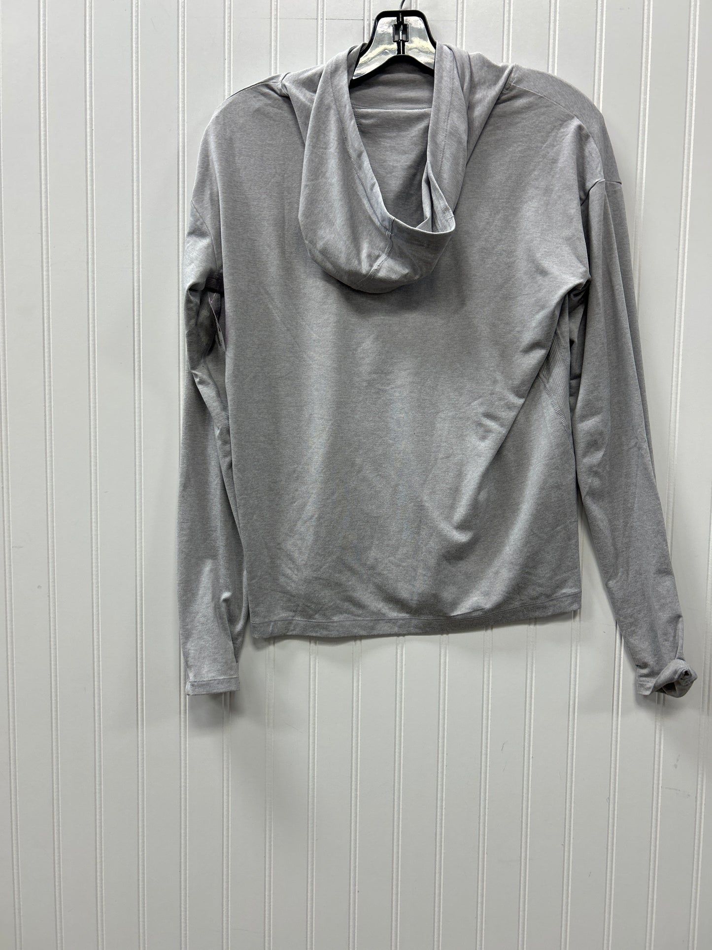 Athletic Top Ls Hoodie By Athleta In Grey, Size:Xs