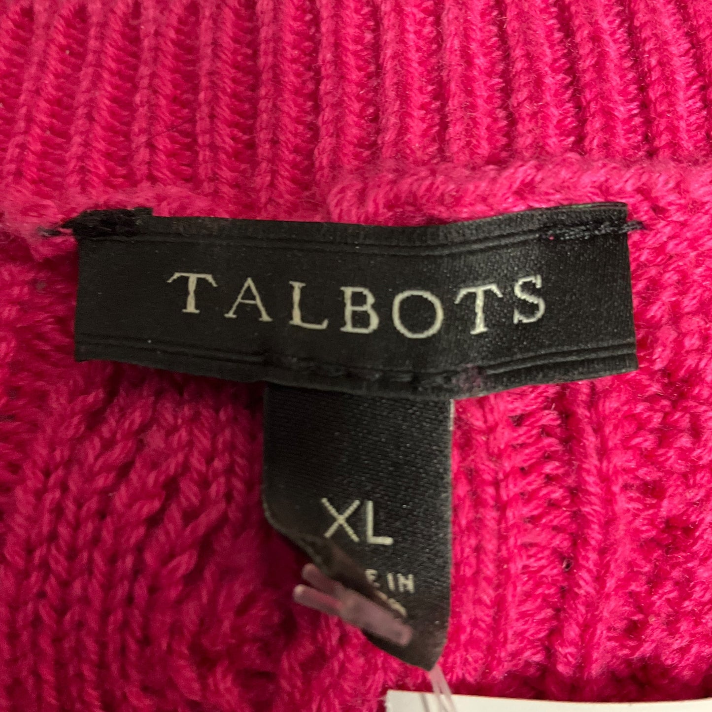 Sweater By Talbots In Pink, Size:Xl