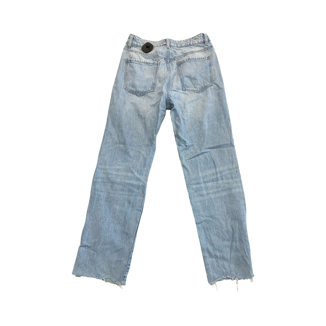 Jeans Straight By Garage In Blue Denim, Size:4