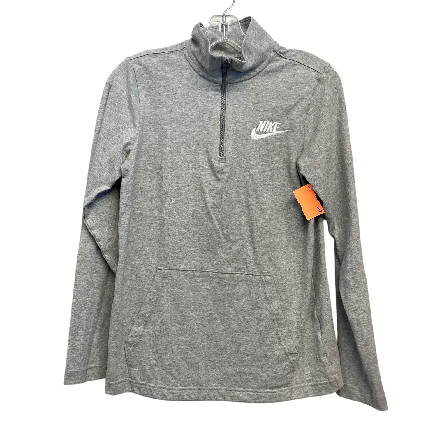Athletic Jacket By Nike Apparel In Grey, Size:Xl
