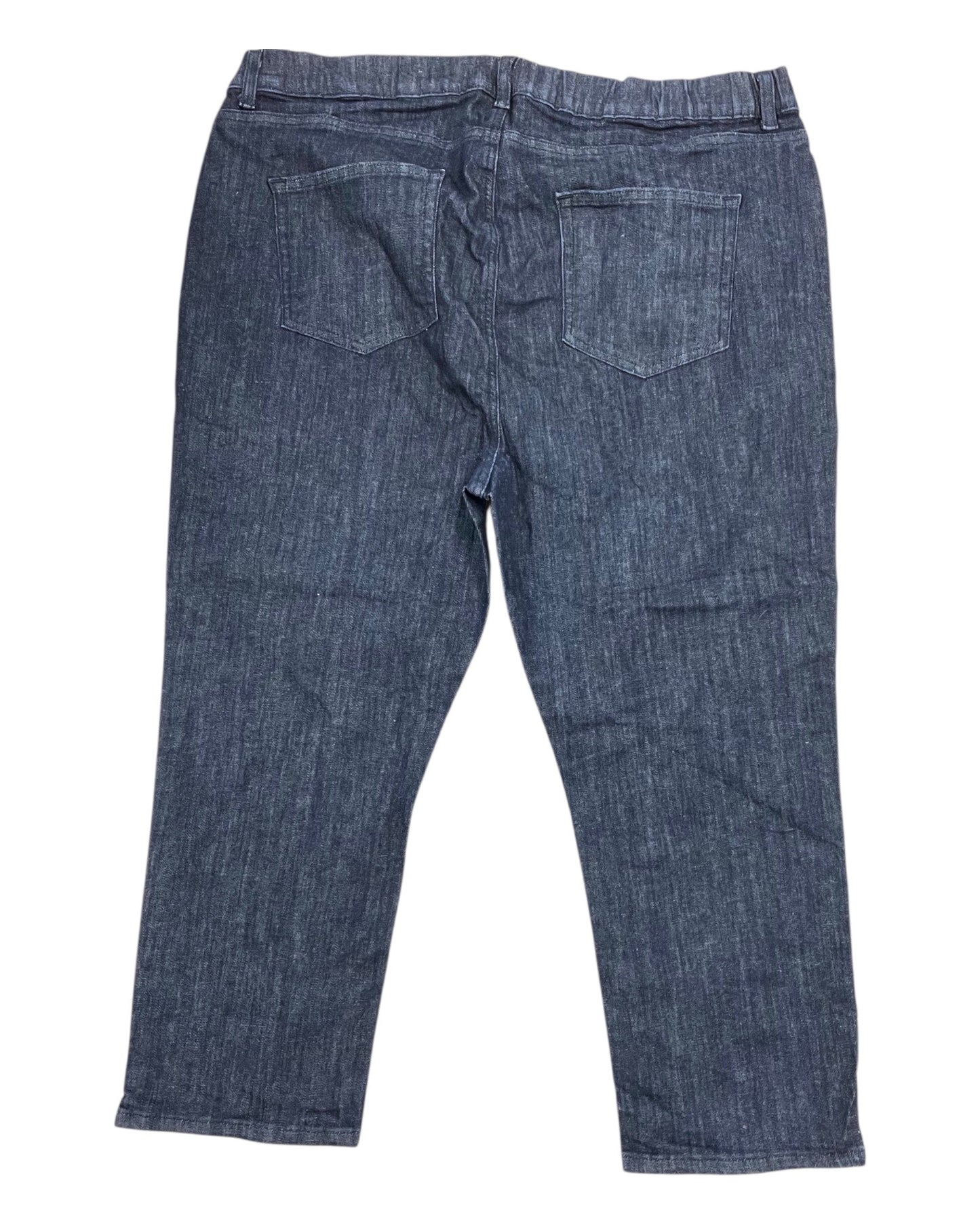 Jeans Straight By Clothes Mentor In Blue Denim, Size:22