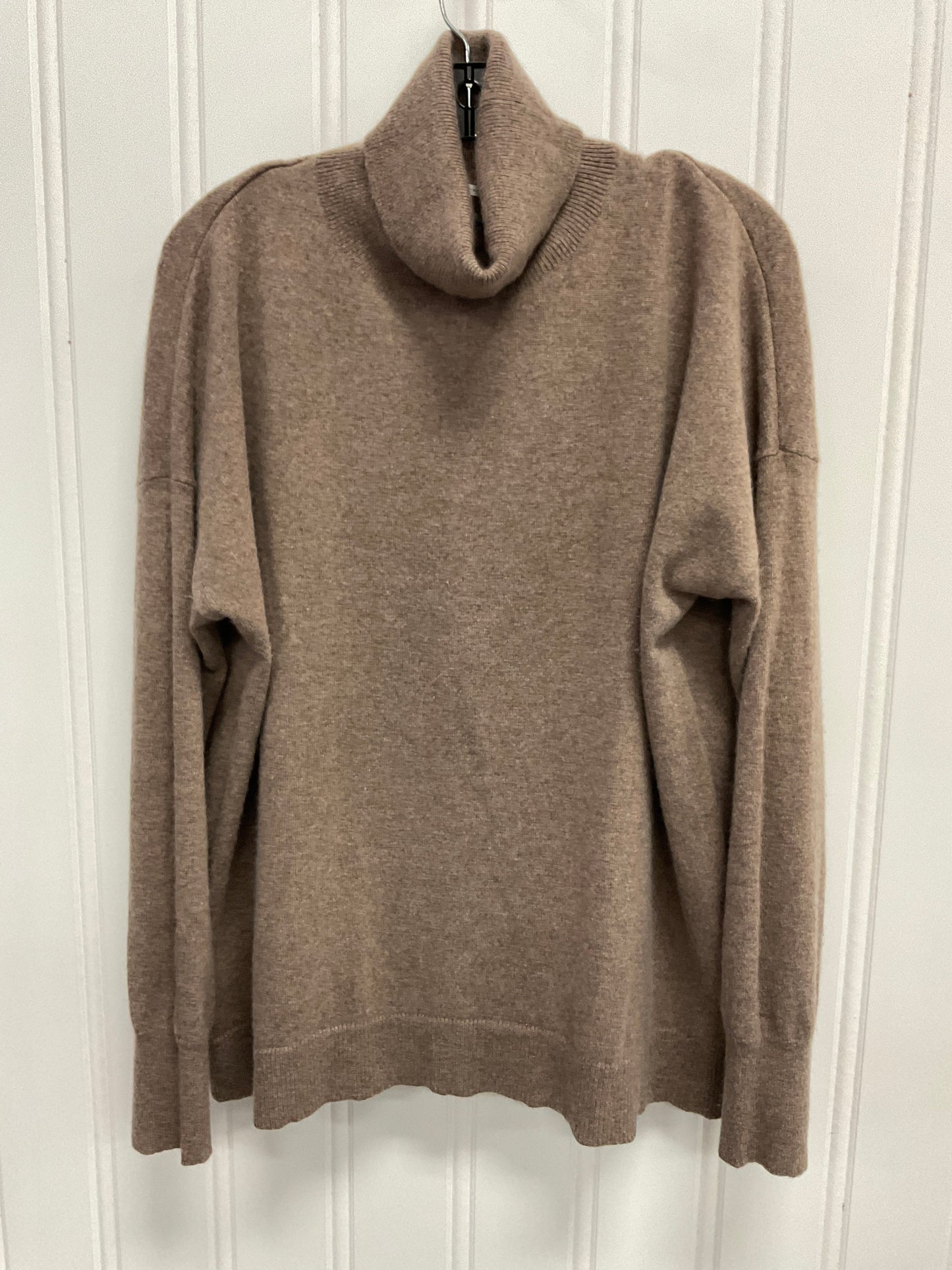 Sweater Cashmere By Nordstrom In Brown, Size:Xxl