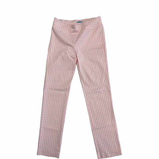 Pants Cropped By J Mclaughlin In Pink & White, Size:8