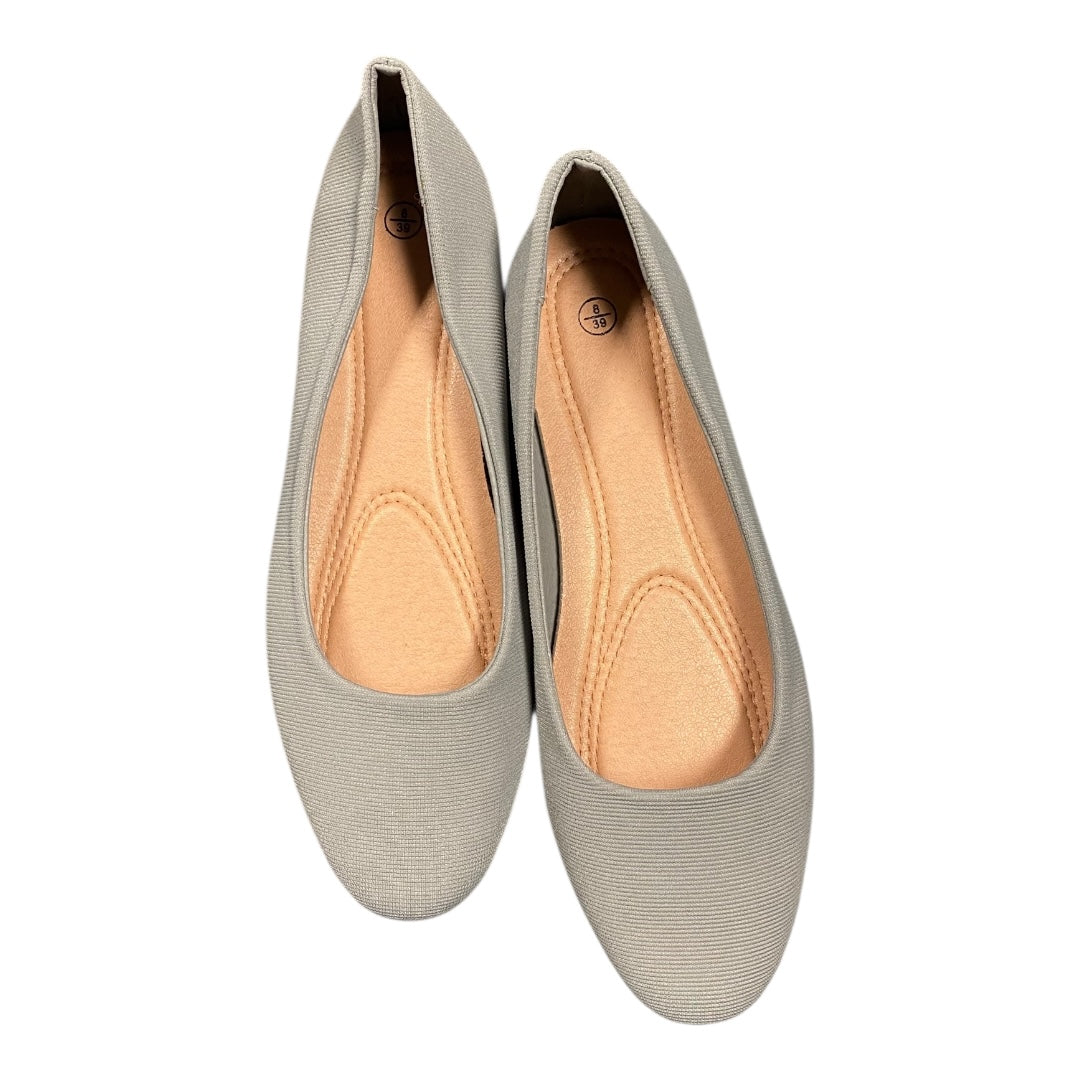 Shoes Flats By Cmc In Grey, Size:8
