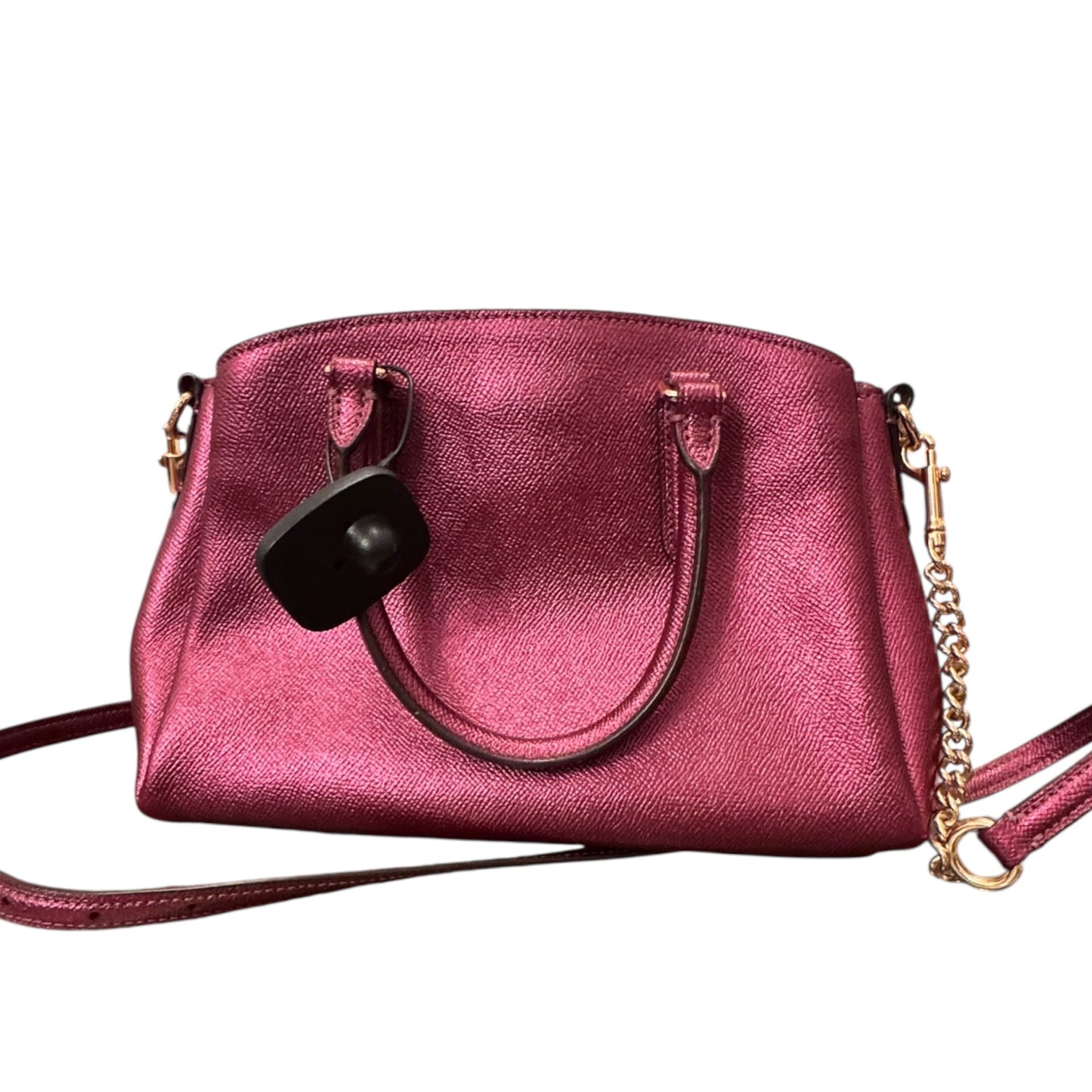 Handbag Designer By Coach In Purple, Size:Small