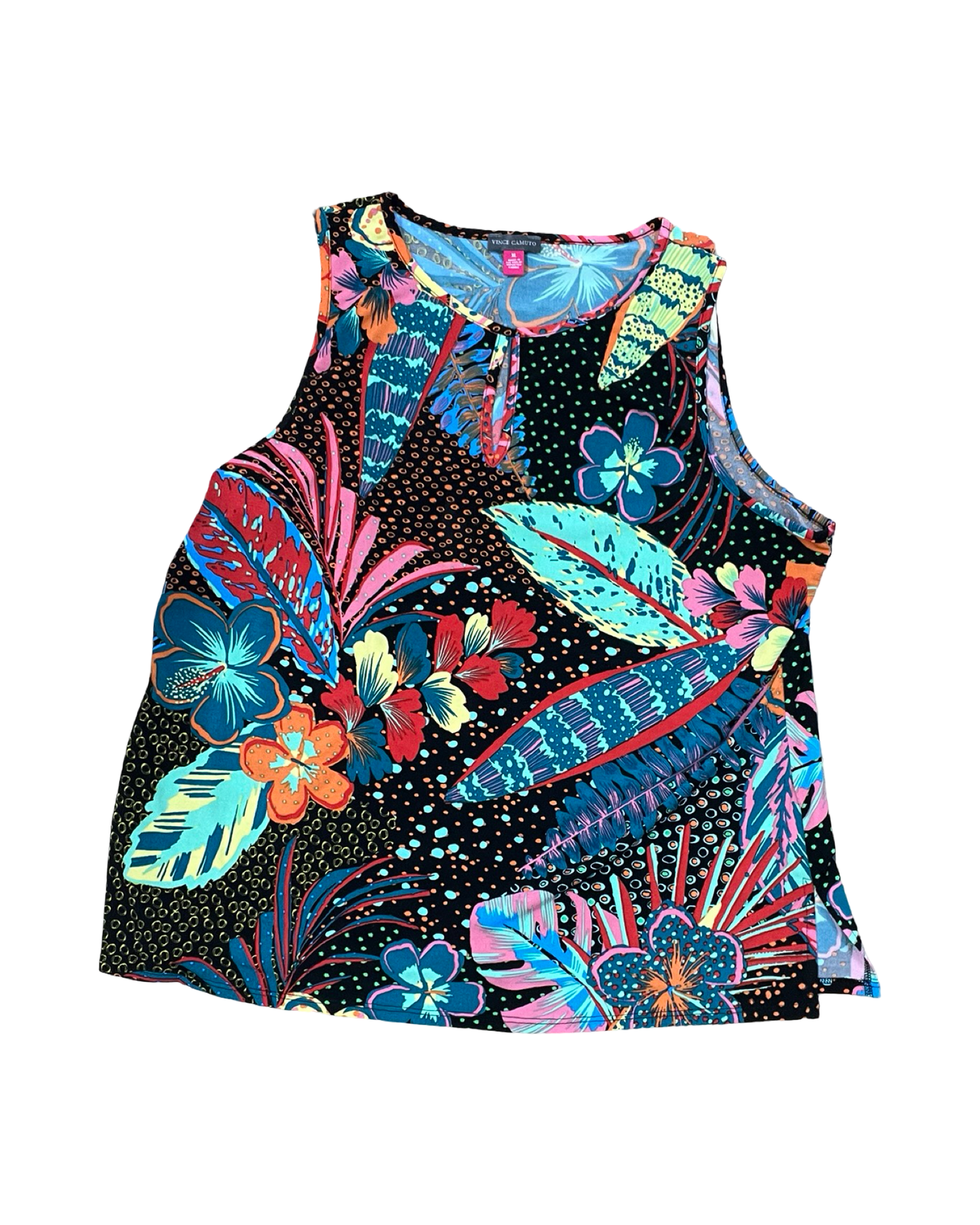 Top Sleeveless By Vince Camuto In Multi, Size:Xl