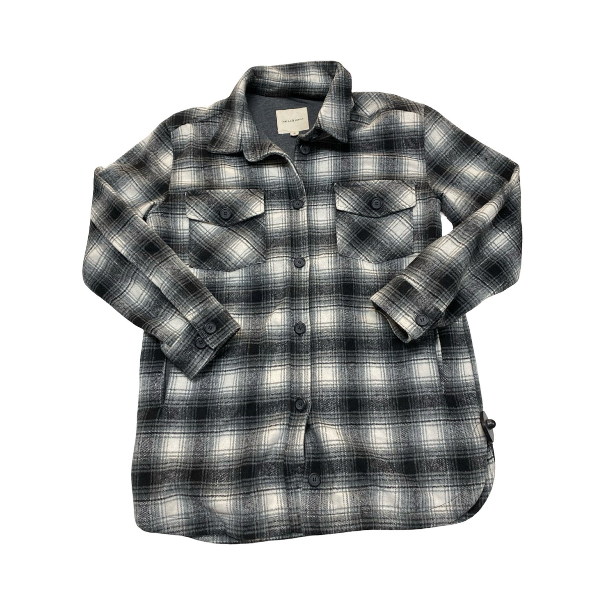 Jacket Other By Thread And Supply In Plaid Pattern, Size:M