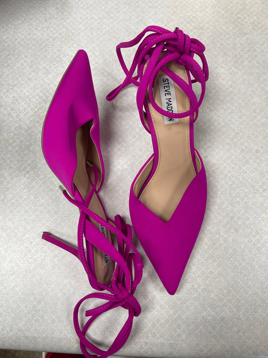 Shoes Heels Stiletto By Steve Madden In Purple, Size:9