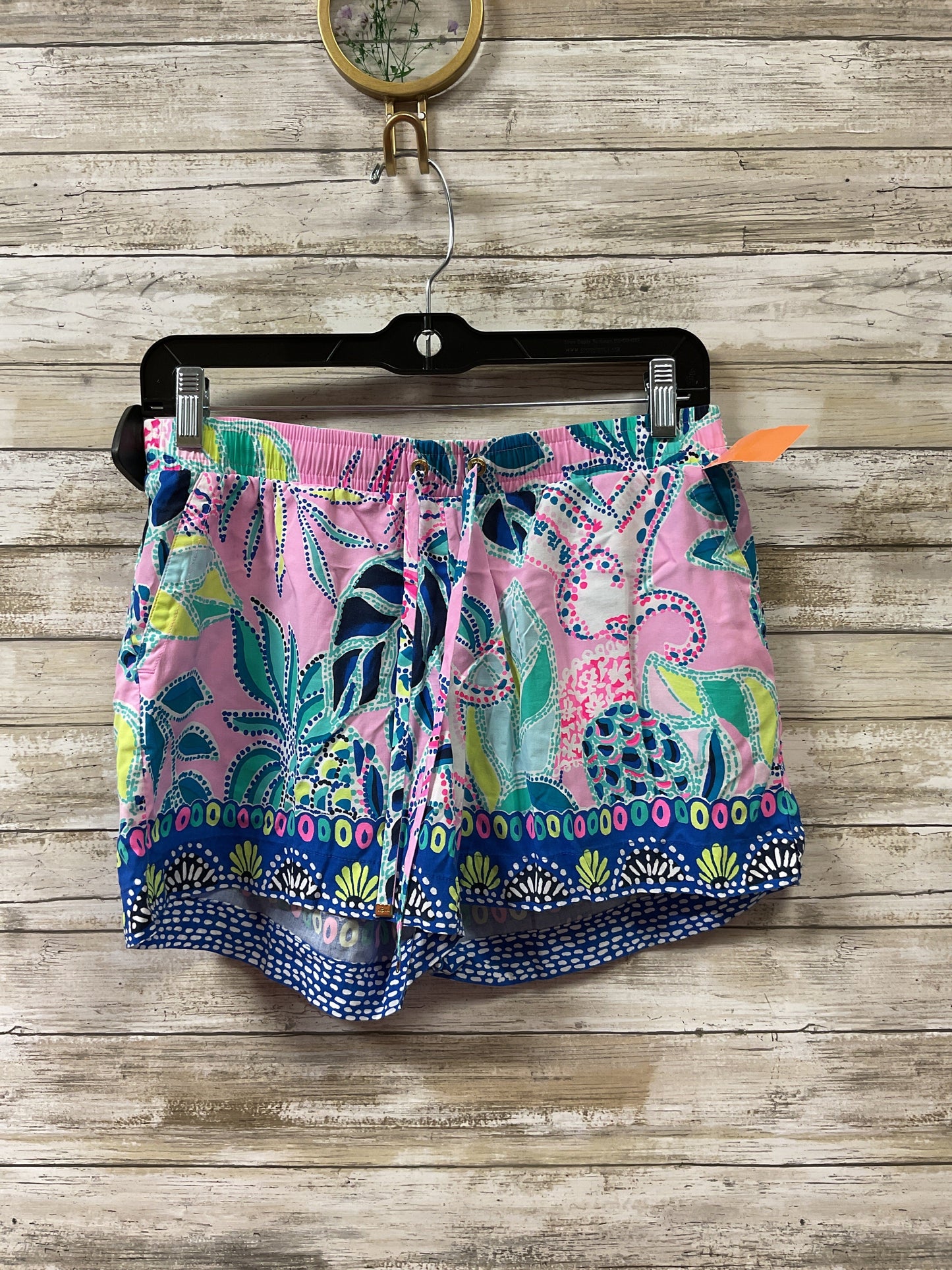 Shorts Designer By Lilly Pulitzer In Blue & Pink, Size:S