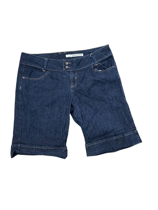 Shorts By Dkny In Blue Denim, Size:16
