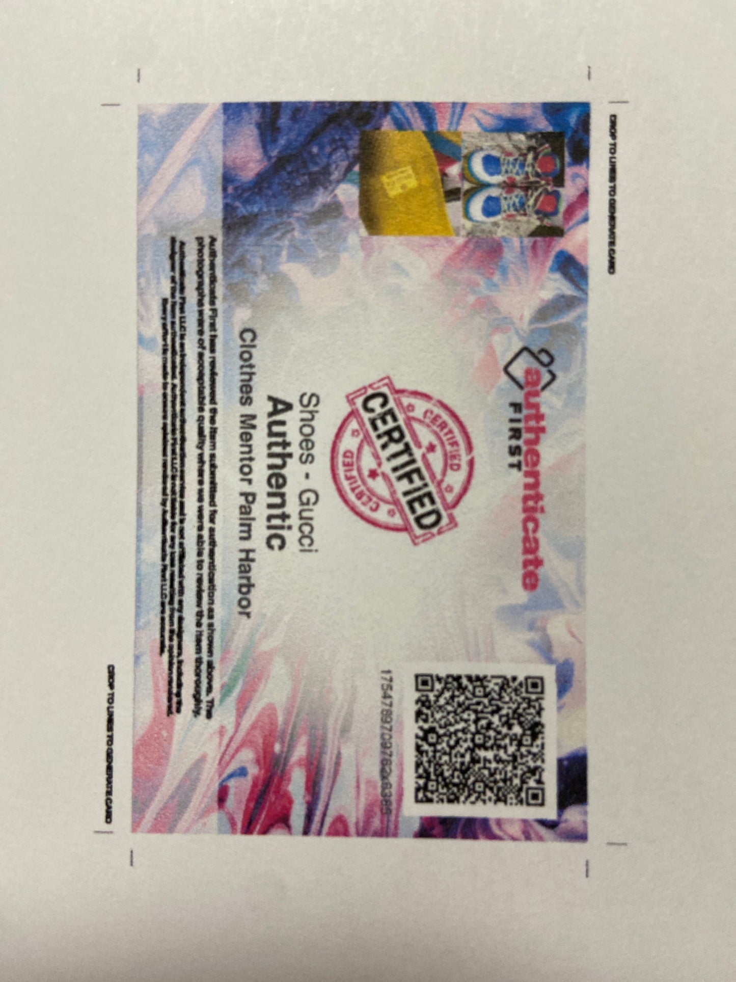 Shoes Luxury Designer By Gucci In Multi-colored, Size: 6.5