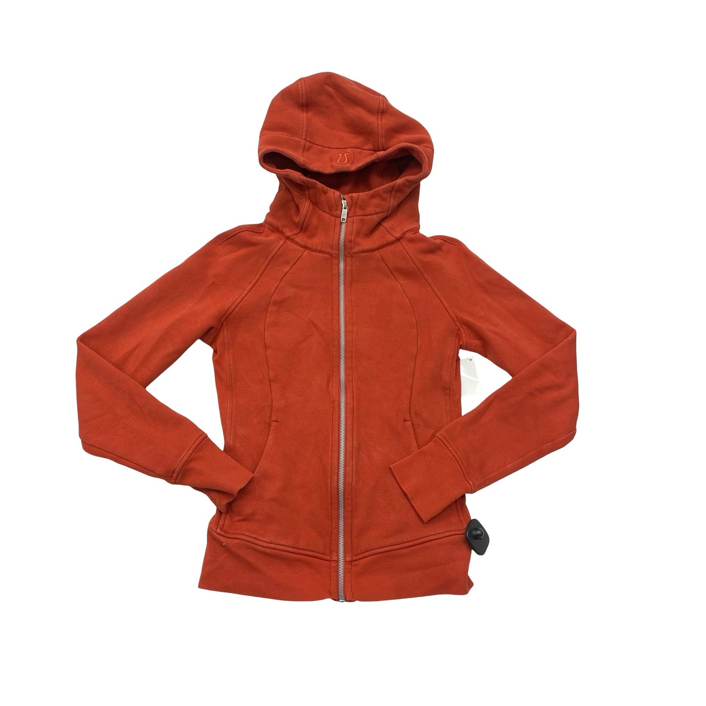 Athletic Sweatshirt Hoodie By Lululemon In Orange, Size:4
