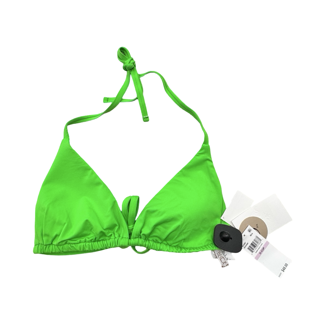Swimsuit Top By BECCA In Green, Size:L