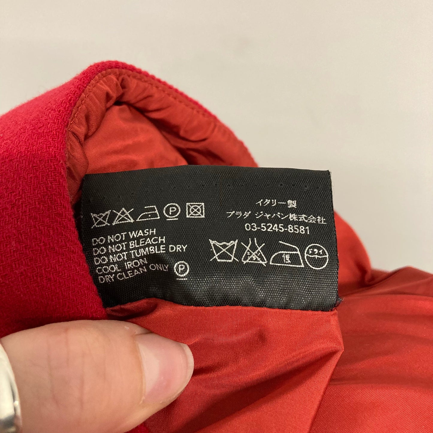 Skirt Luxury Designer By Prada In Red, Size:2.  Size 38