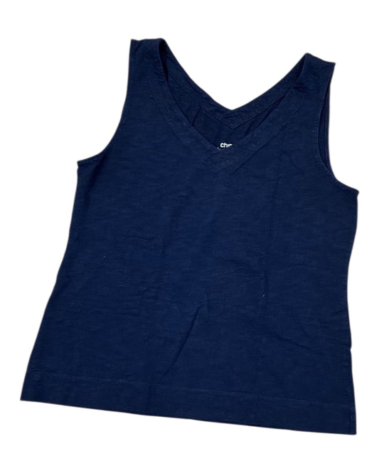 Top Sleeveless Basic By Chicos In Navy, Size:S
