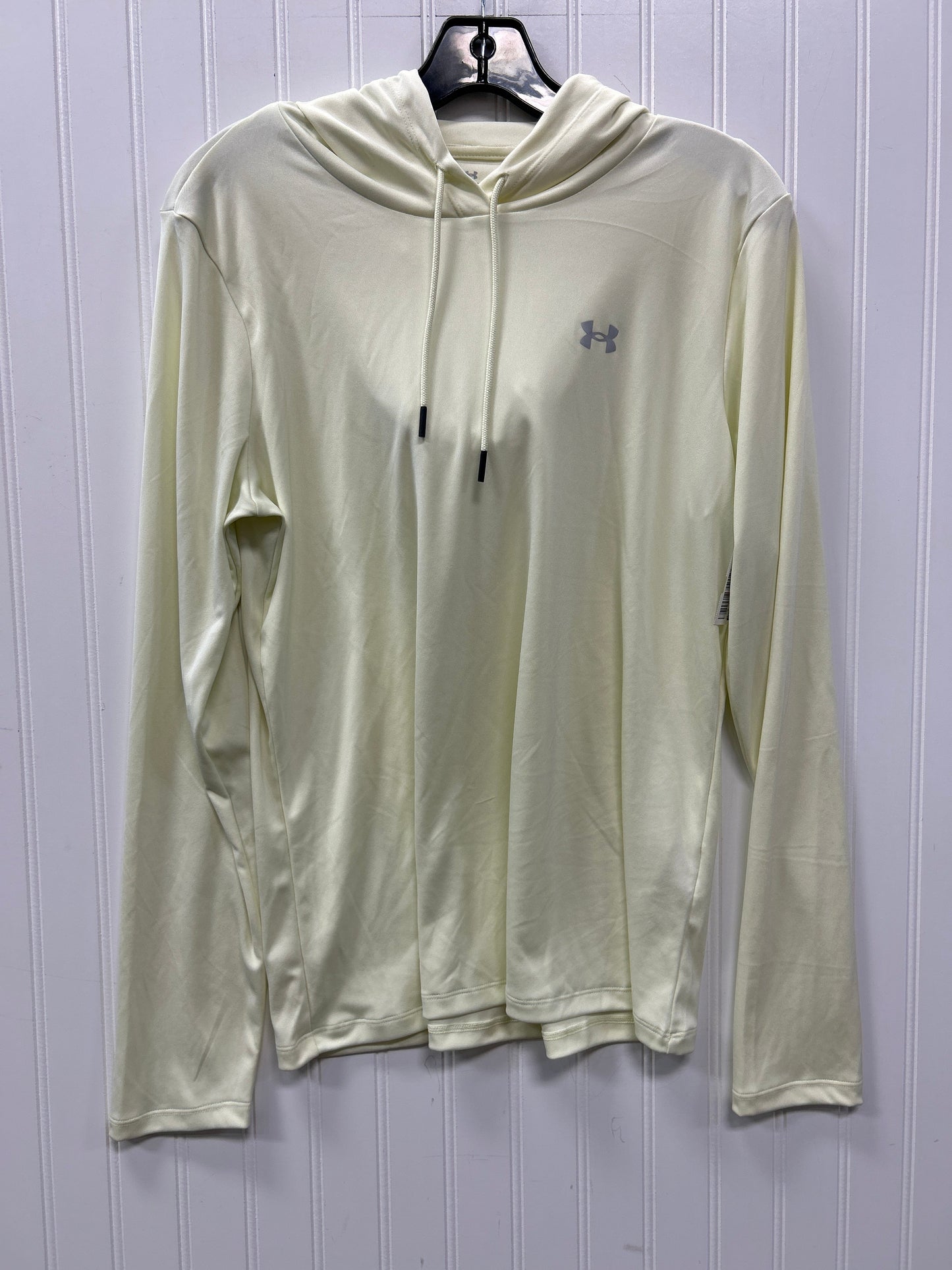 Athletic Top Ls Hoodie By Under Armour In Yellow, Size:M