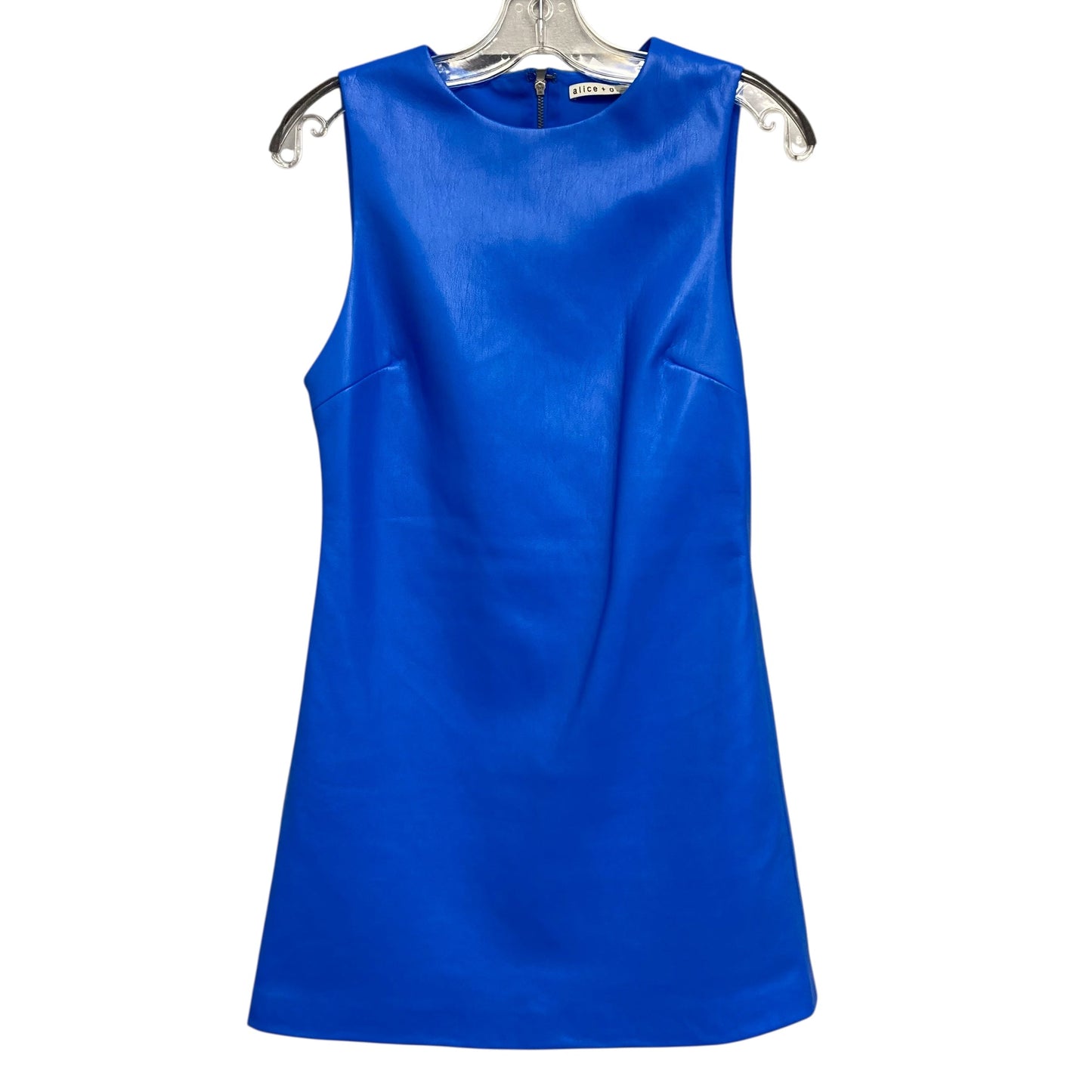Dress Designer By Alice + Olivia In Blue, Size:Xs