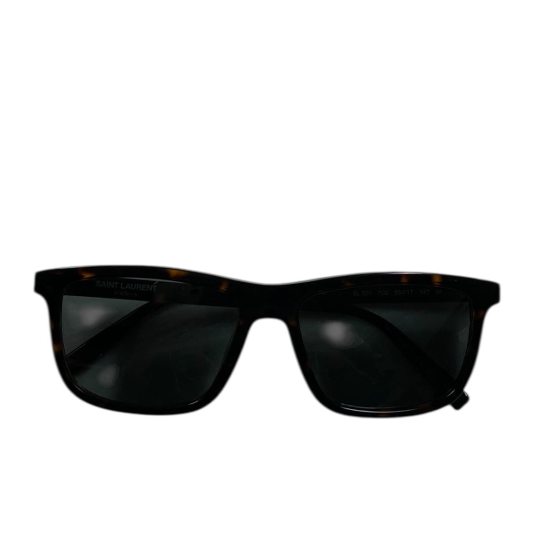 Sunglasses Luxury Designer By Yves Saint Laurent In Brown