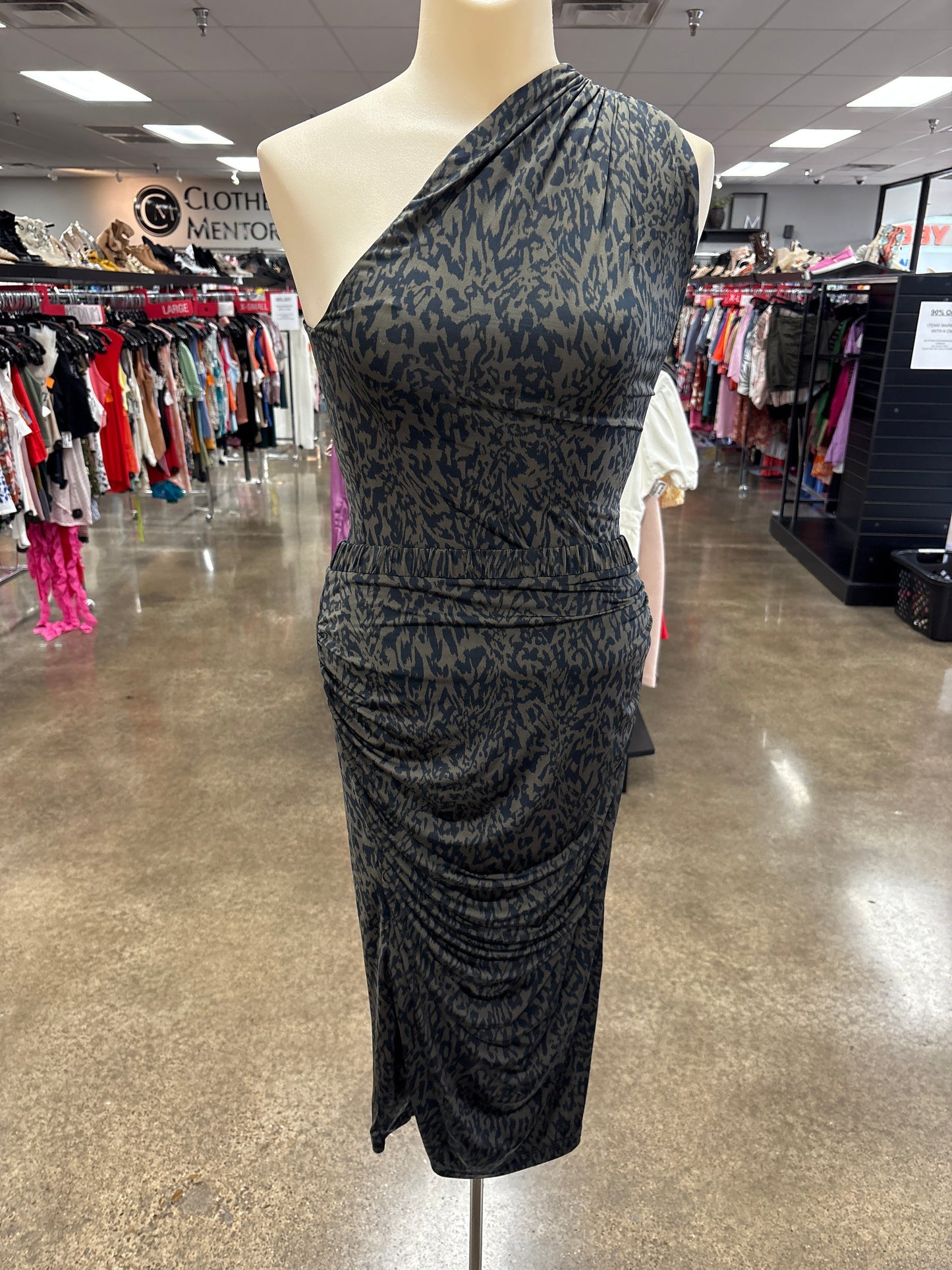 Skirt Set 2Pc By Express In Green, Size:Xs